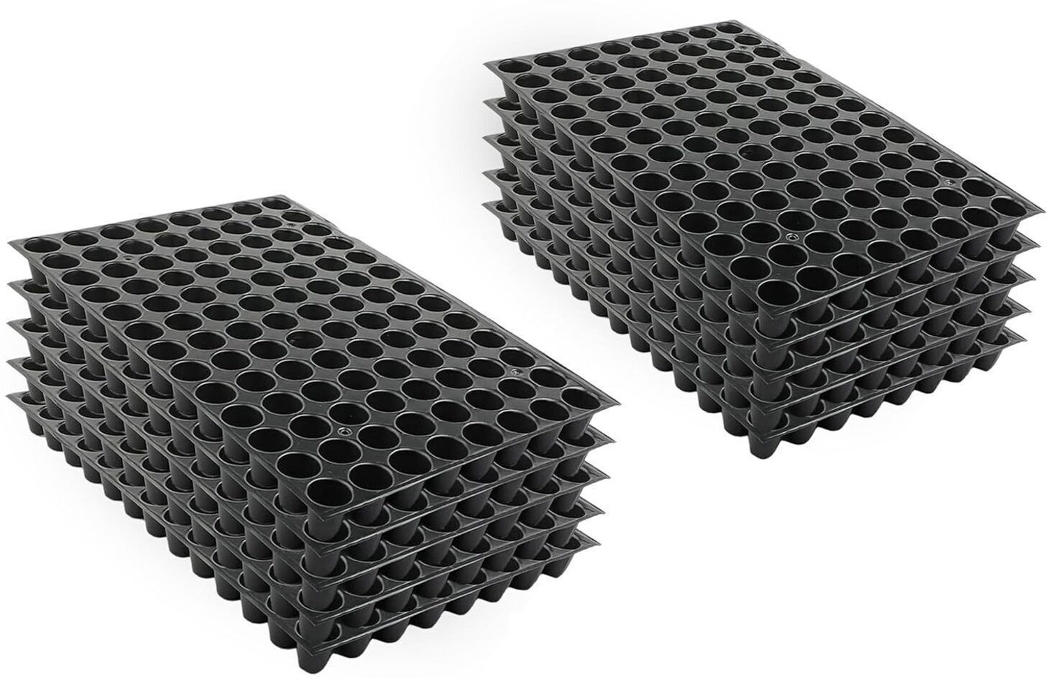 Image of HALSEY Germination Trays for Seedling,Nursery Trays for Plants, 104 holes Cavities Tray Plant Container Set