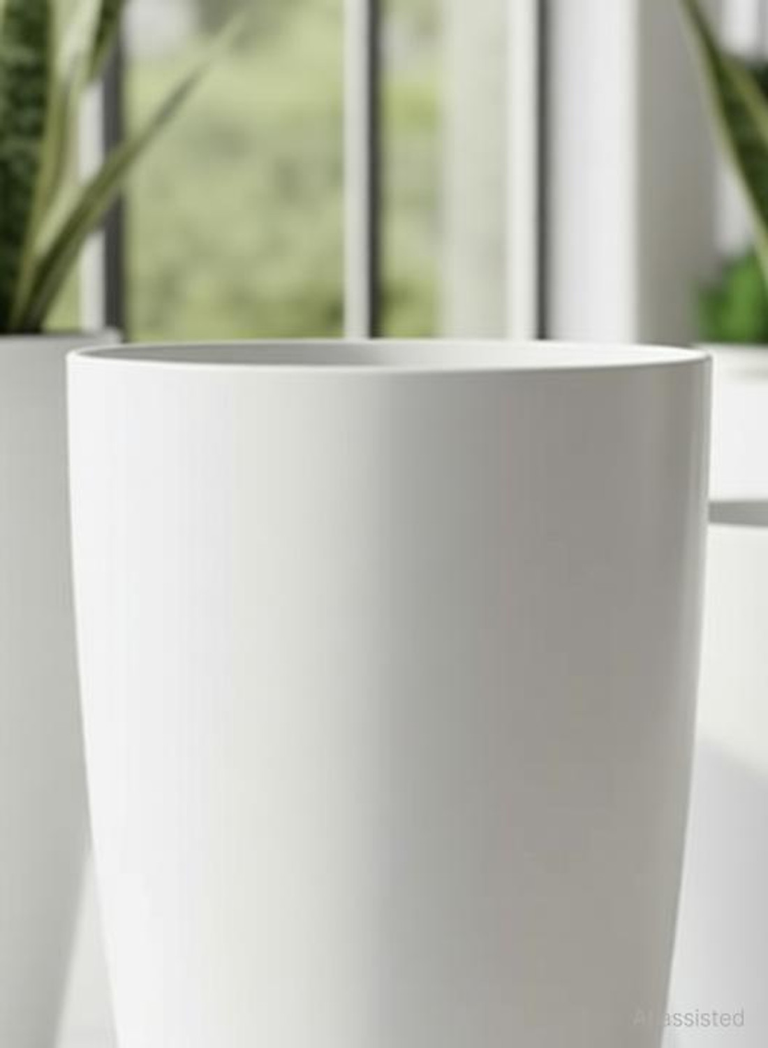 Image of PlantiQue Plastic Tower Pot 14 inch Flower Pots for Home, Office and Garden Balcony Plant Container Set