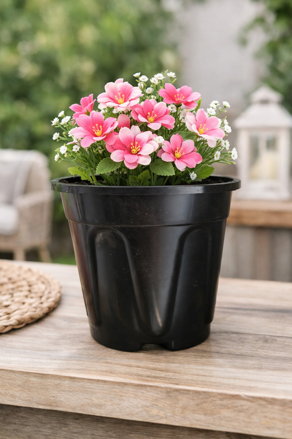 Image of spoton Super Pots-6 inchInch | Round Garden Plastic Planters Plant Container Set Plant Container Set