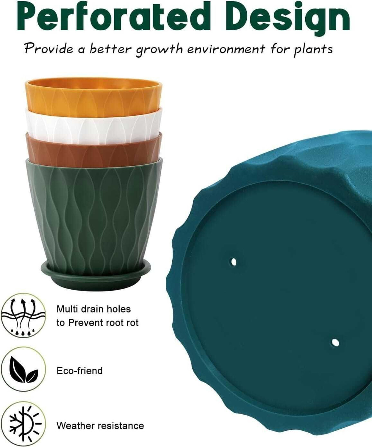 Image of cassava pot Plant Container Set