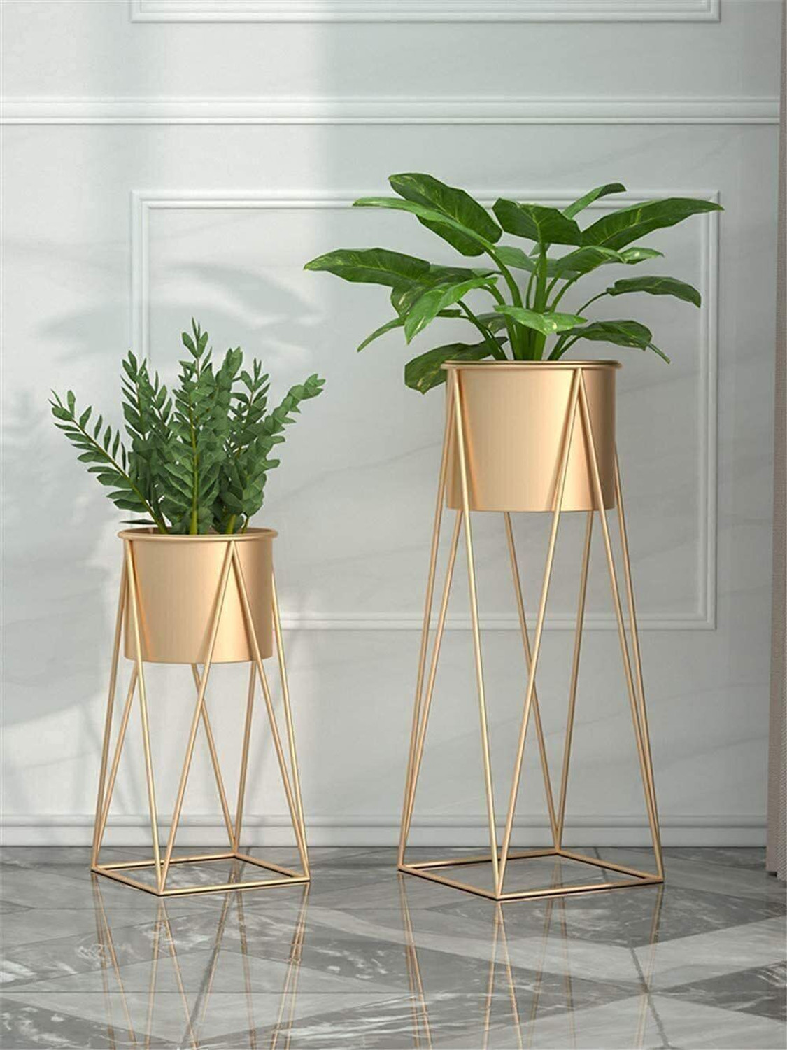 Image of jhsfd Stylish Planter Stand for living room and balcony Plant Container Set