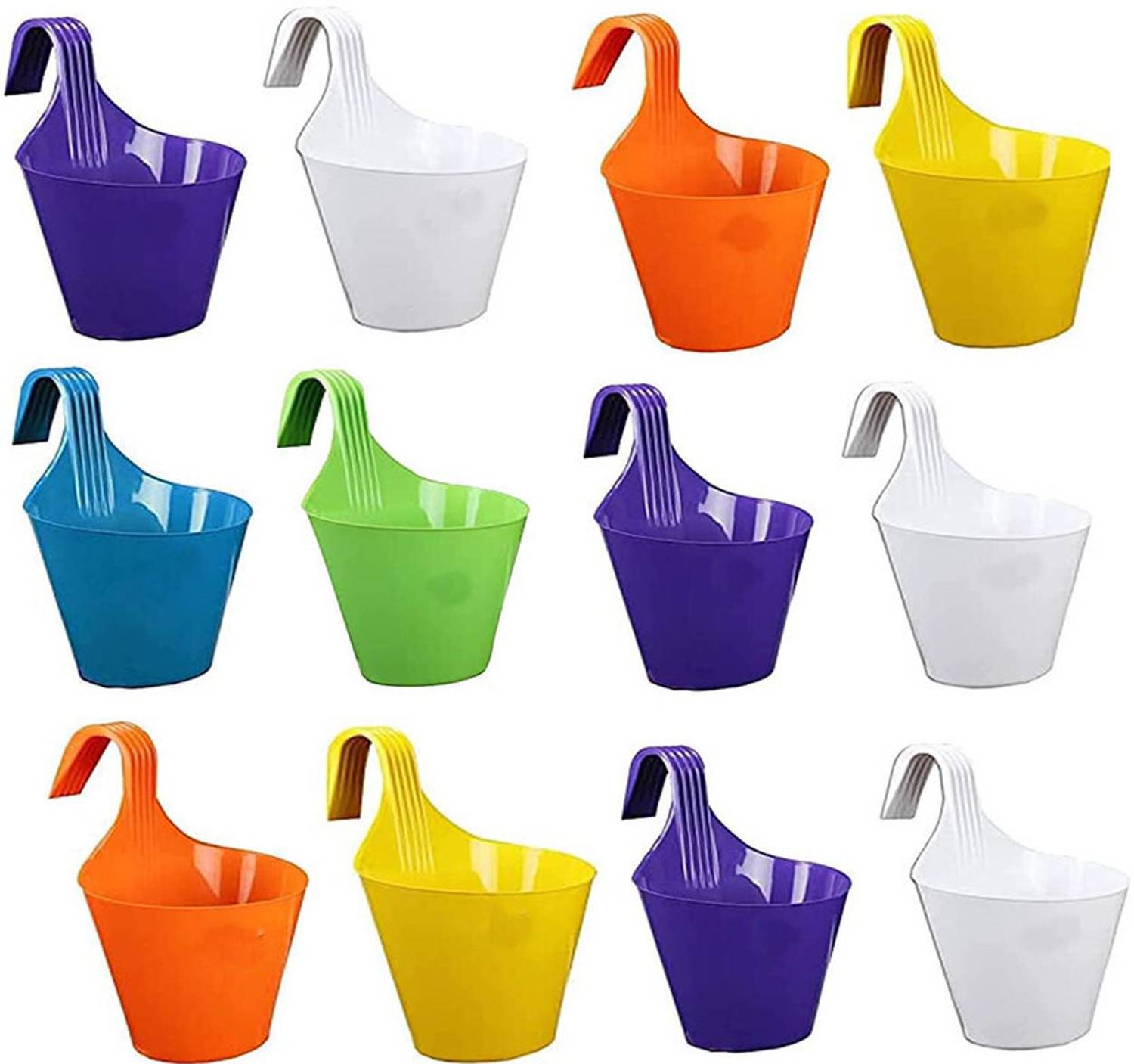Auto E-Shopping 12 Inch Hook Multi Plant Container Set