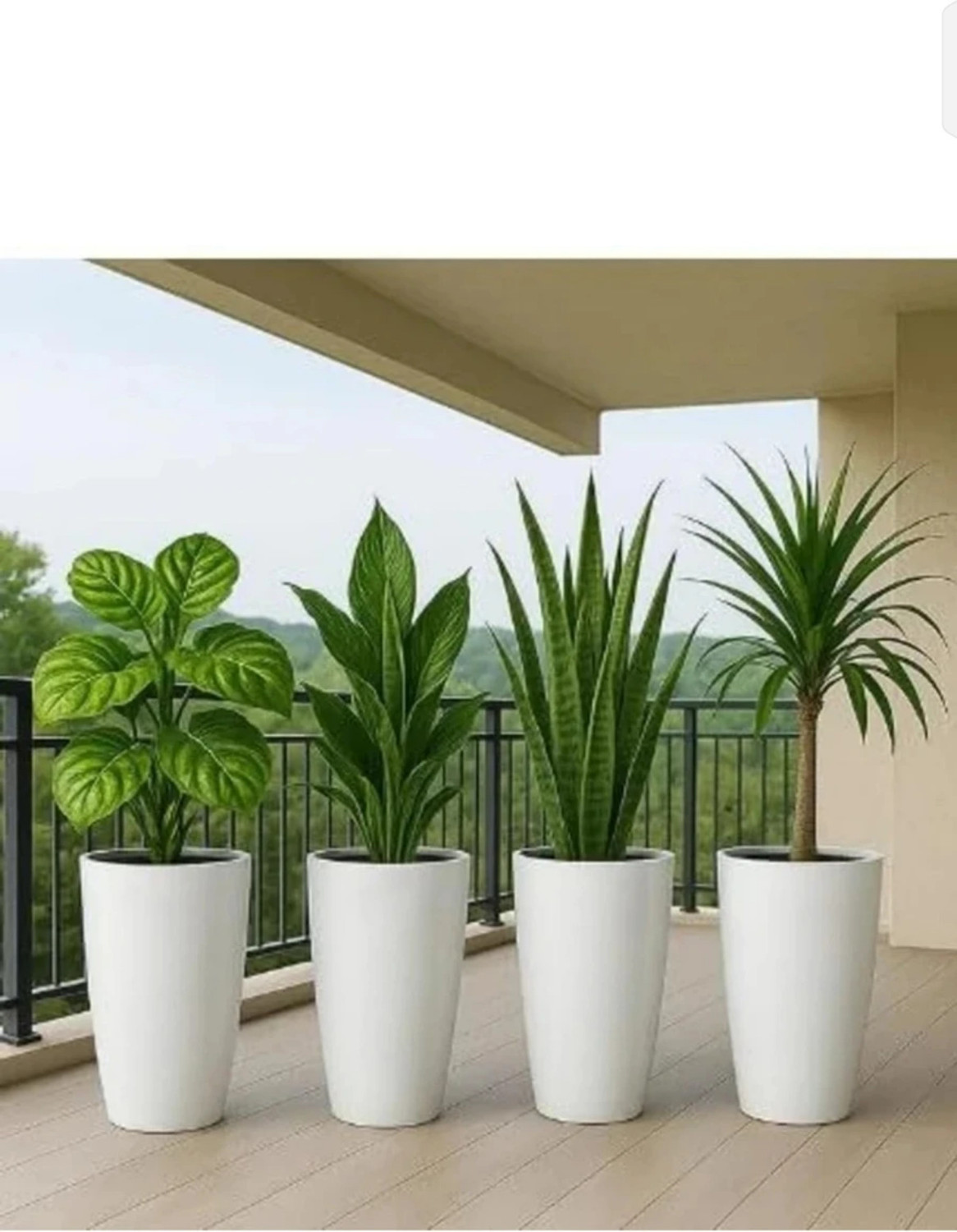 Image of UBBISKART HOUSEWARE 11 inch tower Plant Container Set