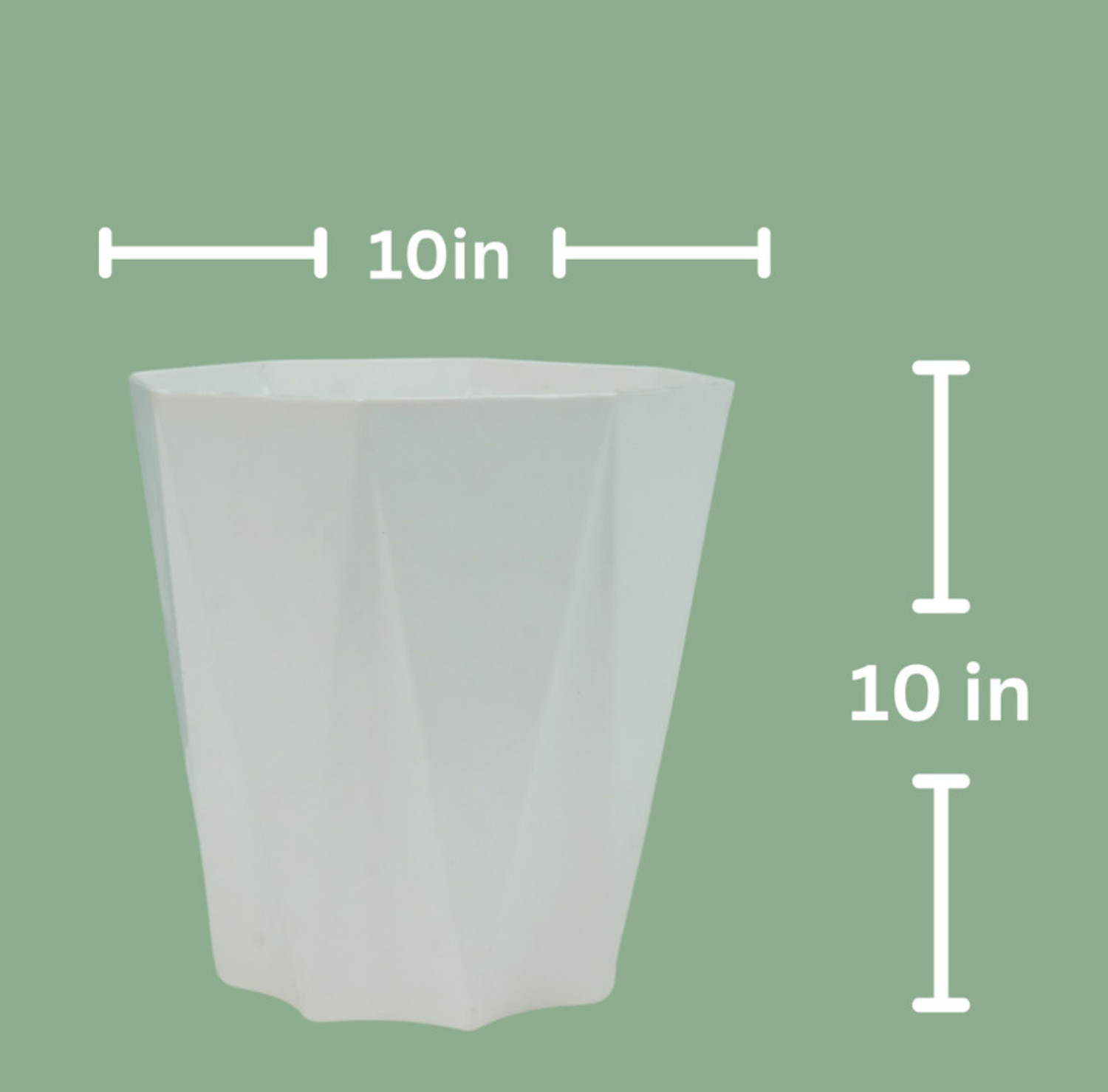 Image of UBBISKART 10 Inch daina Flower Pots for Home & Decoration Planters, Terrace, Garden Plant Container Set