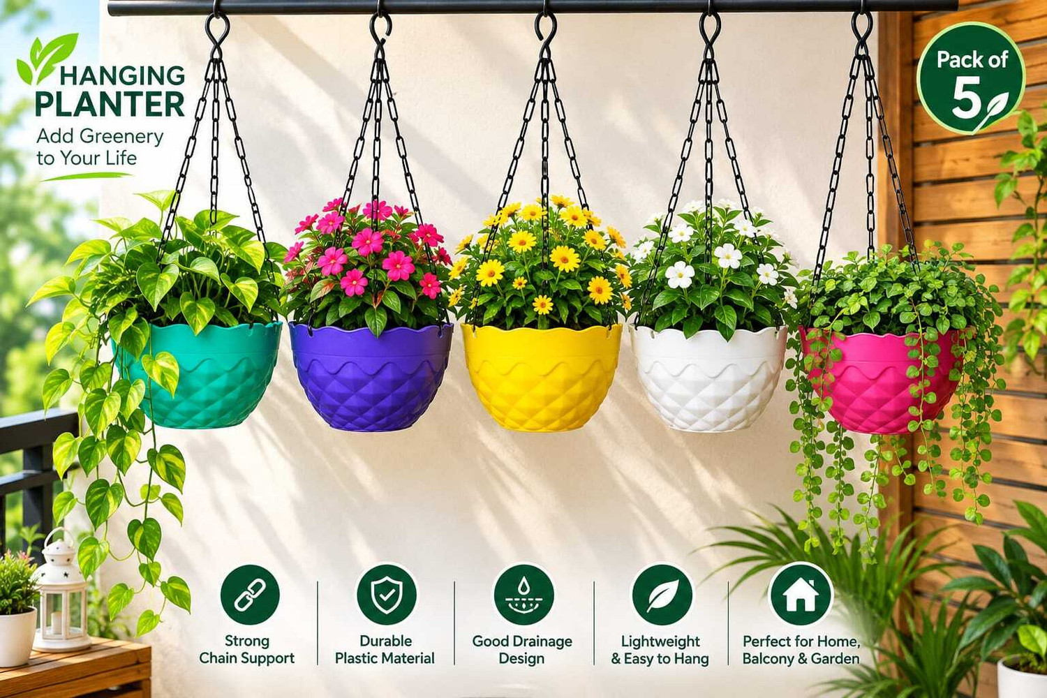 Image of PlantiQue Plant Container Set