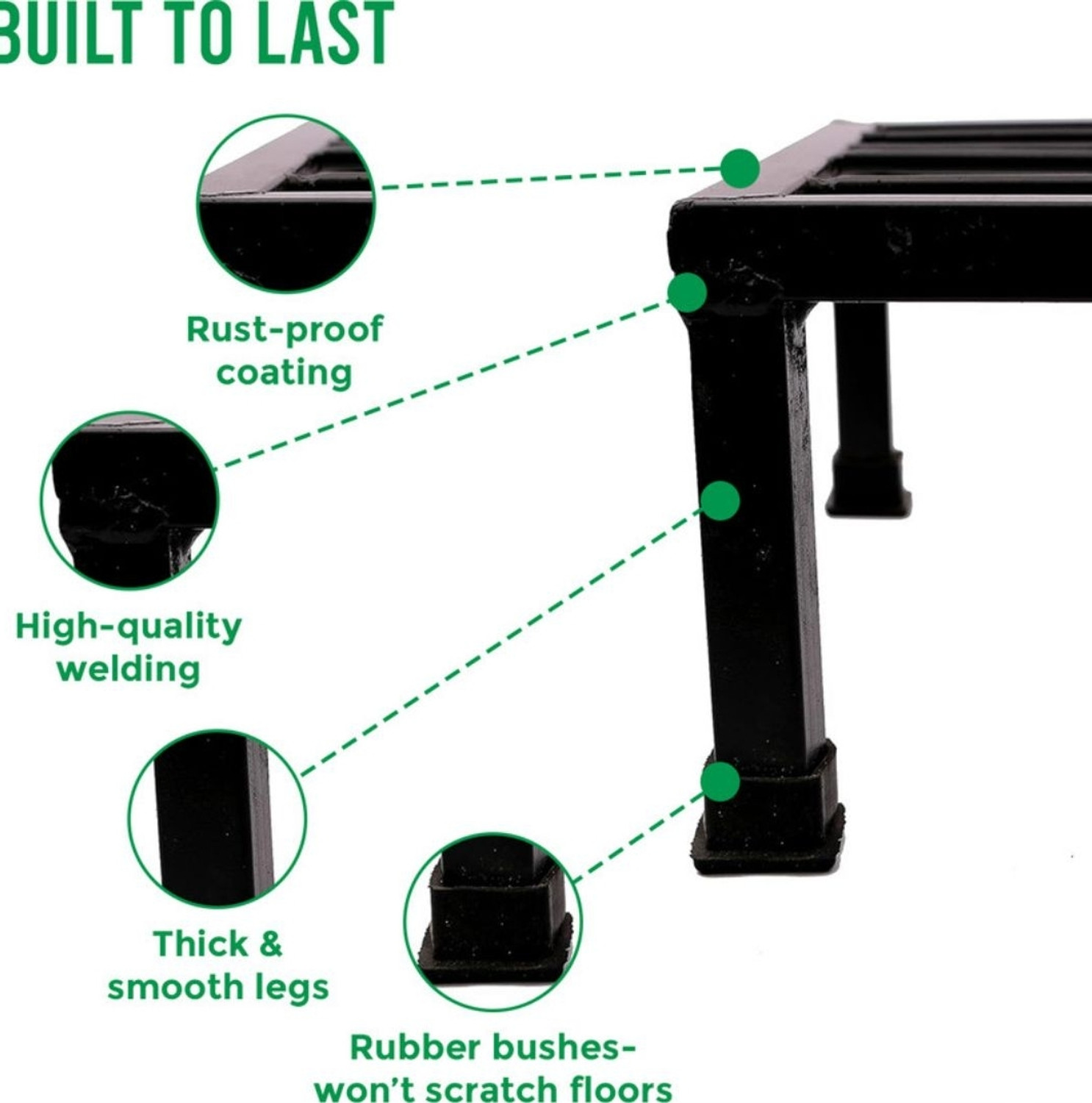 Image of gulshan's Special Made Flower Pot Gamala Stand For Home Balcony Garden Office Plant Container Set