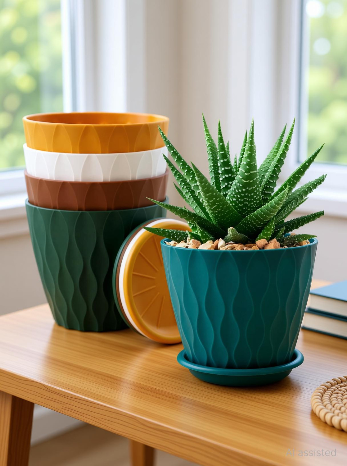 Image of cassava pot Plant Container Set
