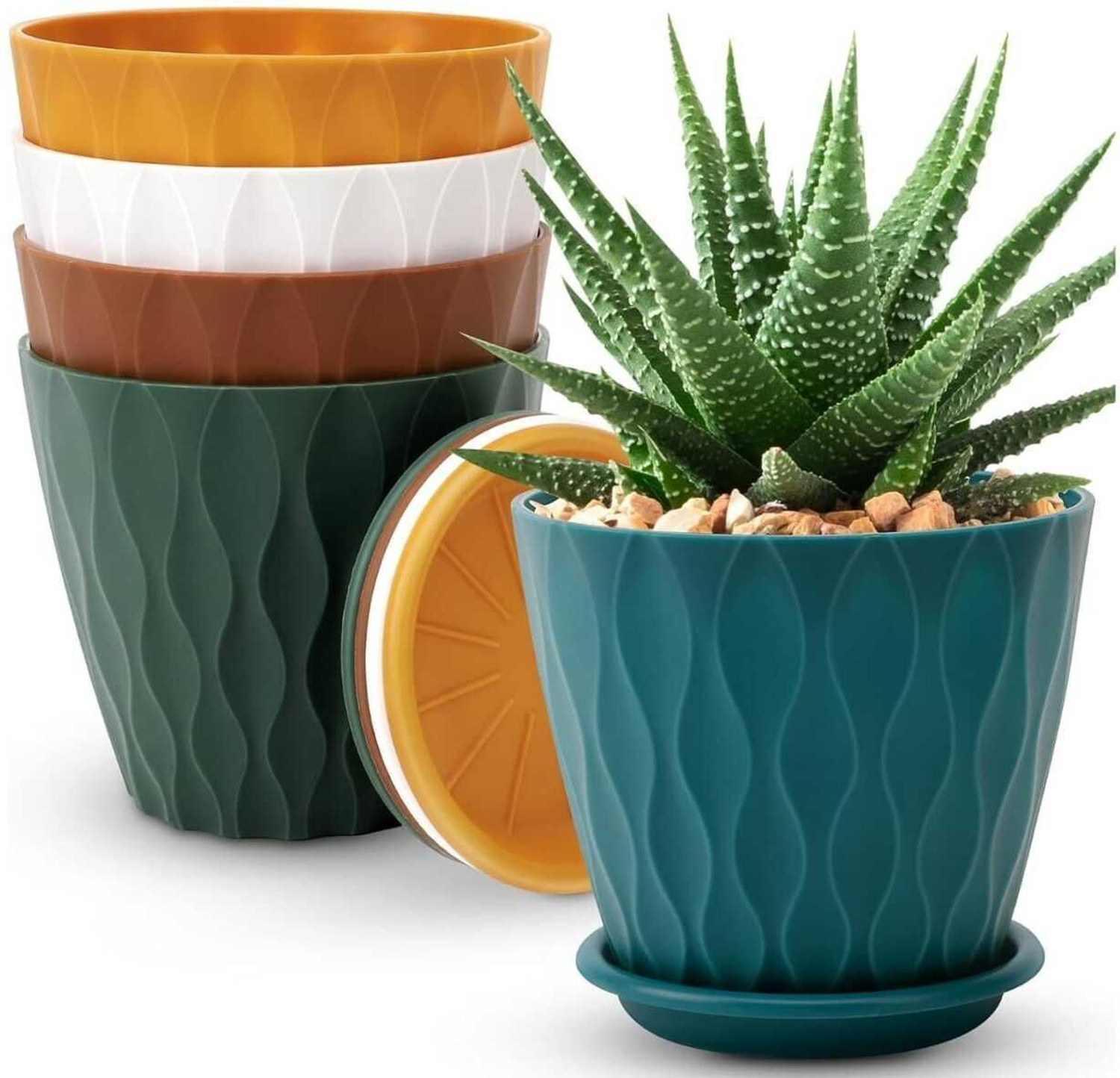 Image of cassava pot Plant Container Set