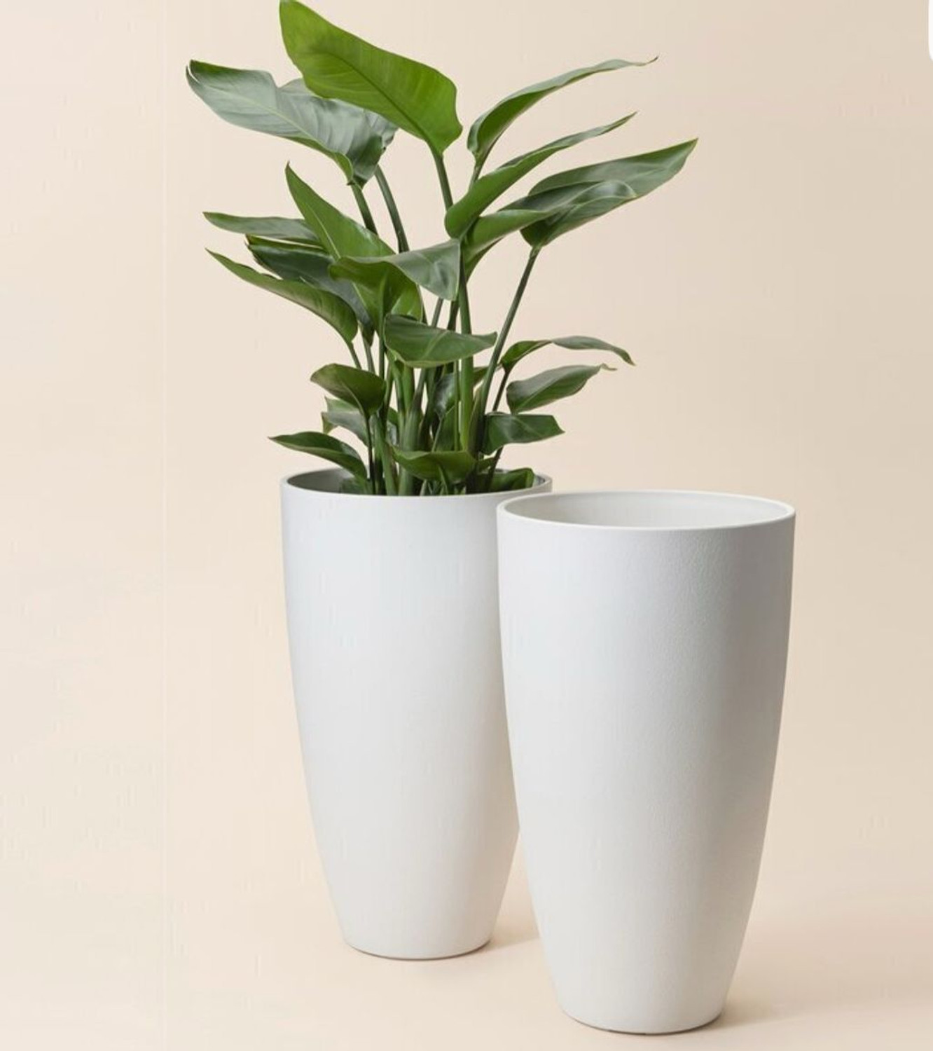 Image of PlantiQue Tower Pot 14 inch Flower Pots for Home,Office & Garden Balcony Plant Container Set