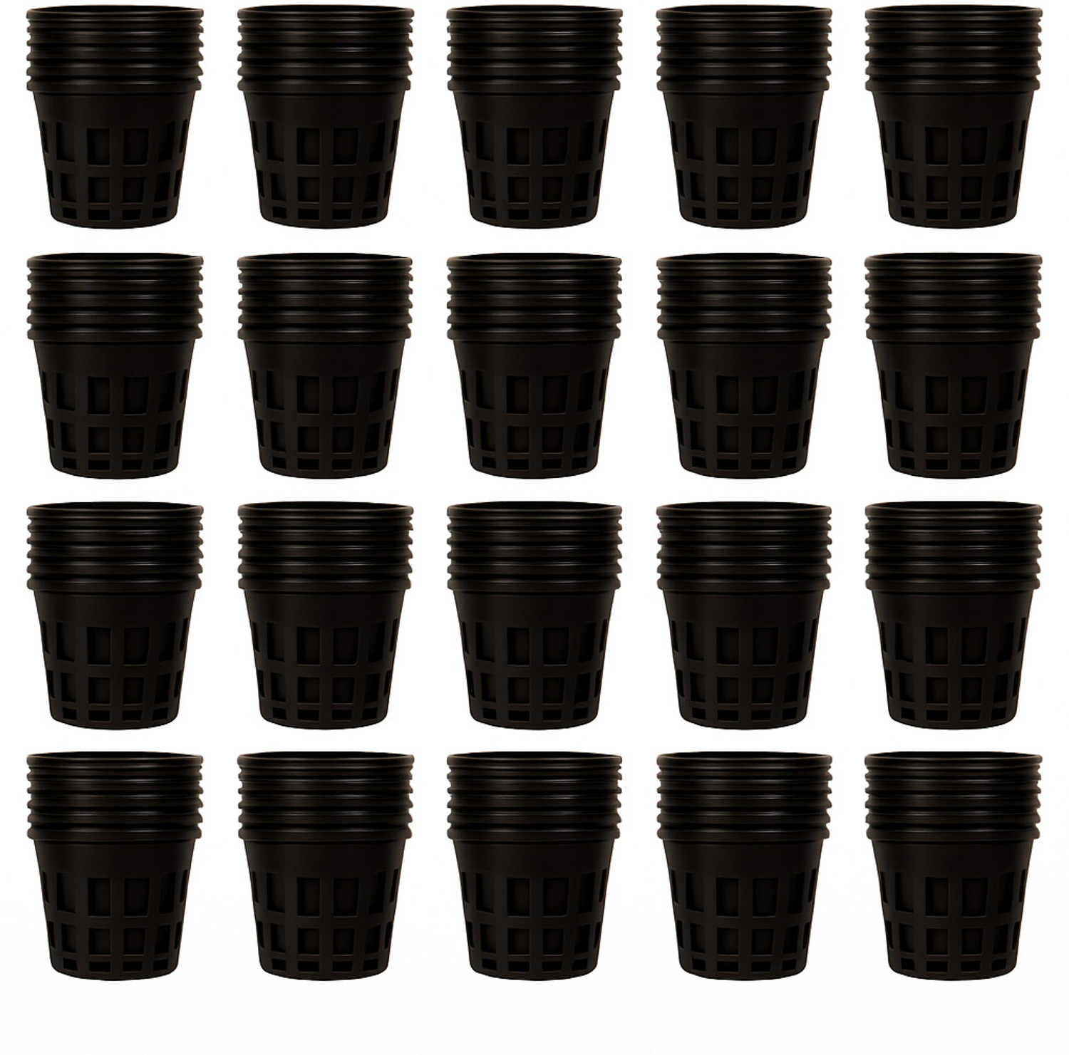Image of Farm Genie Net Pots | 3 inch | Hydroponics | Food Safe | Unbreakable | Pack of 500 | Plant Container Set