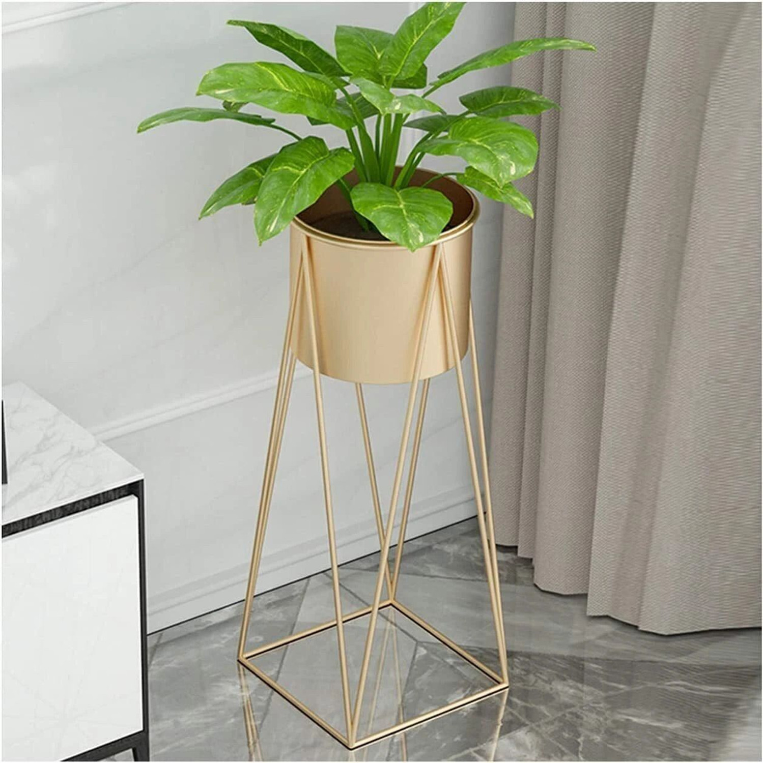 Image of jhsfd Stylish Planter Stand for living room and balcony Plant Container Set