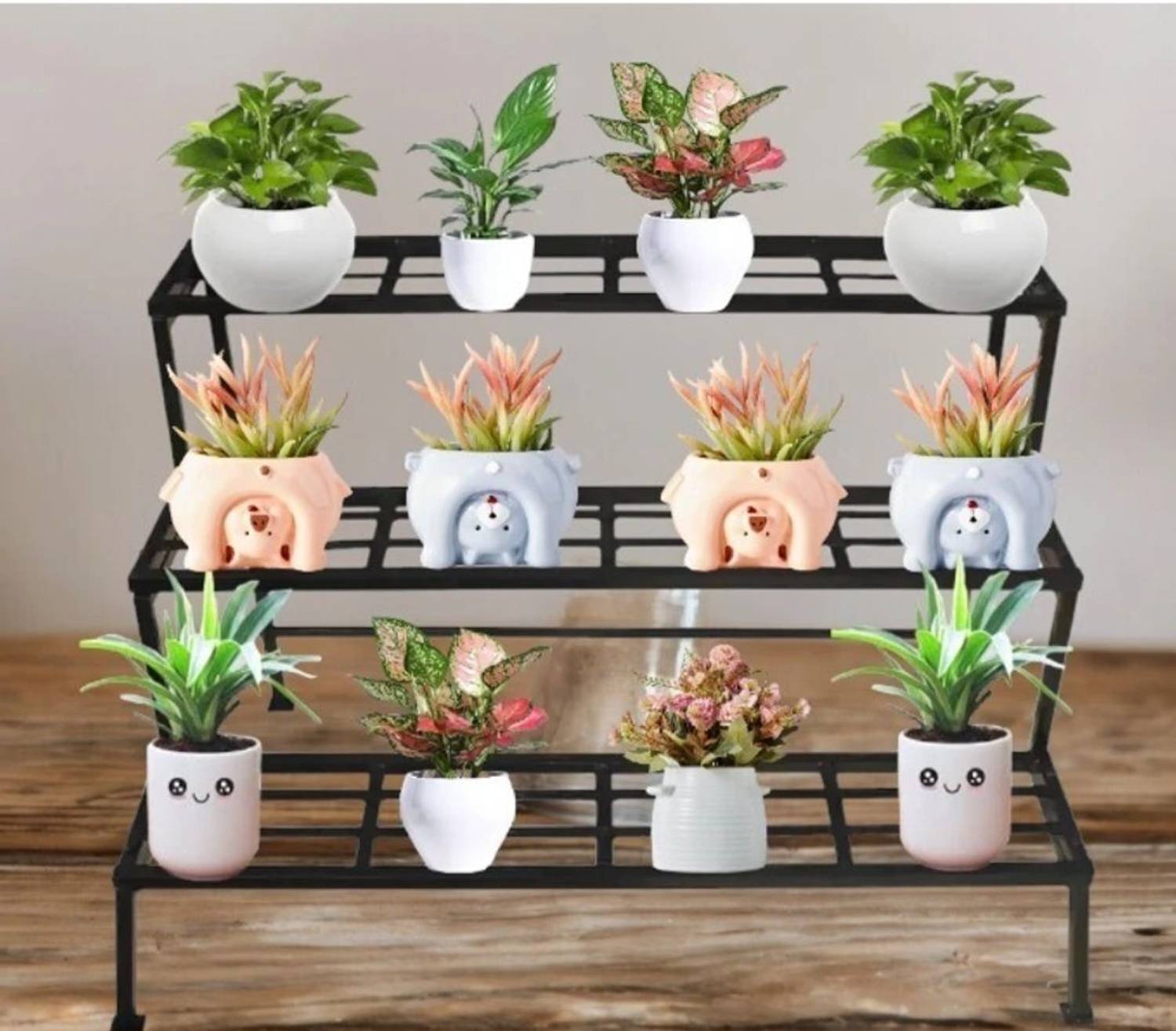 ABC Multi-tier plant stand Indoor plant stand Plant Container Set