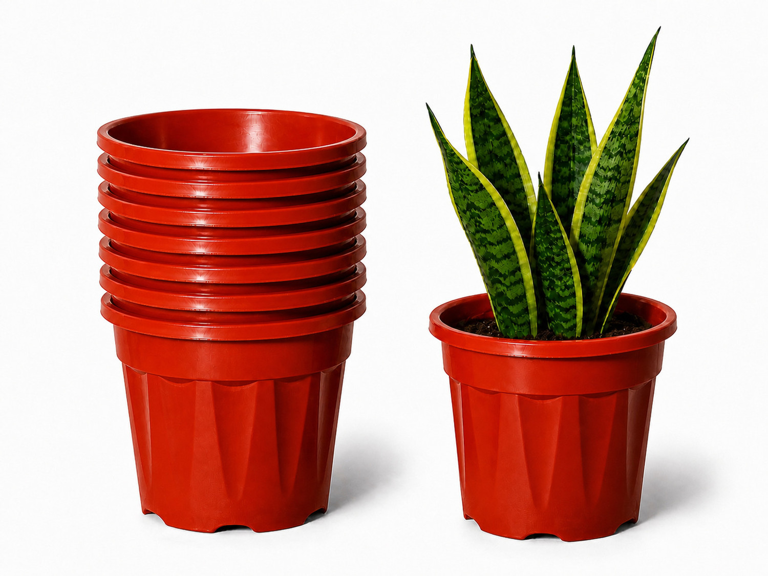 Image of Bioworth Growing pot | 12 inch | TERRACOTTA colour | Outdoor use Plant Container Set