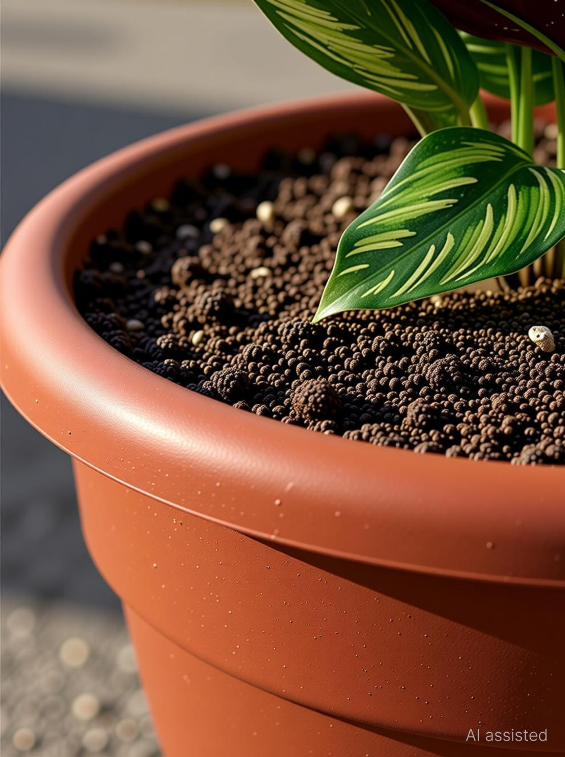 Image of IMAGINEA 18 Inch Plastic Planters Big Size Outdoor Gardening Plant Container for Garden Plant Container Set