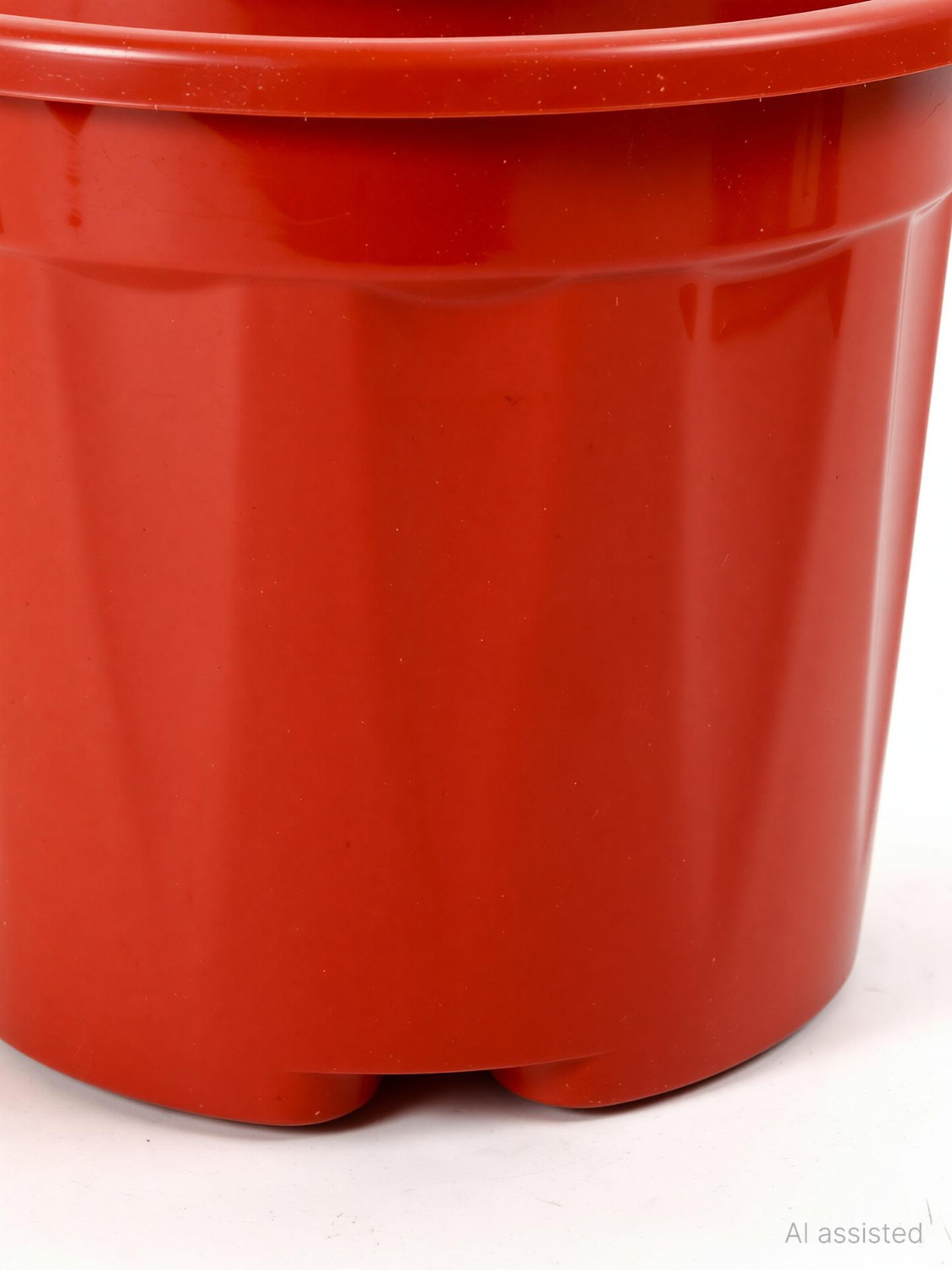 Image of YK PLASTICS 8inch-np-red-6-yk Plant Container Set