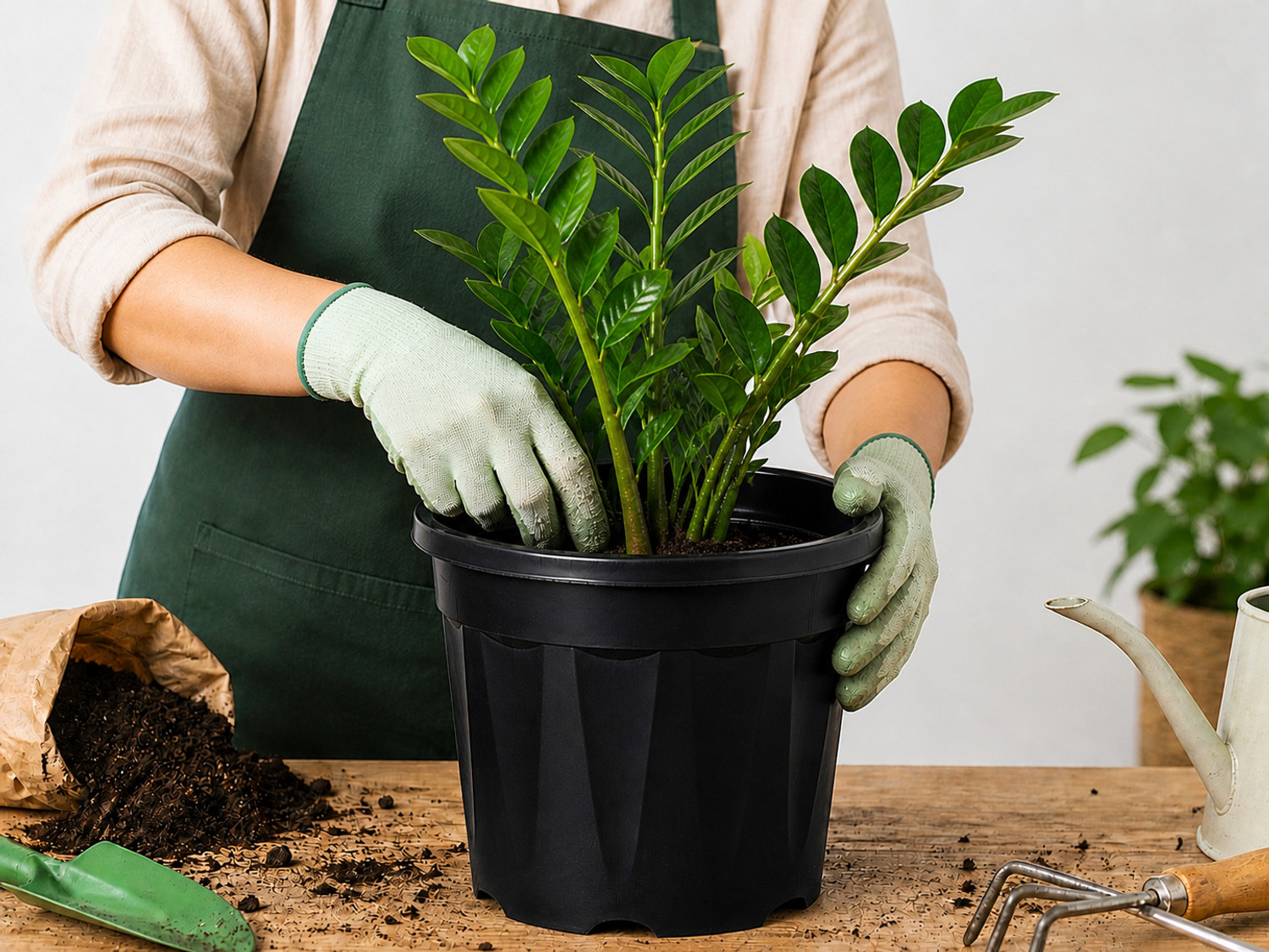 Image of Bioworth Growing pot | 12 inch | Black colour | Indoor and Outdoor use Plant Container Set