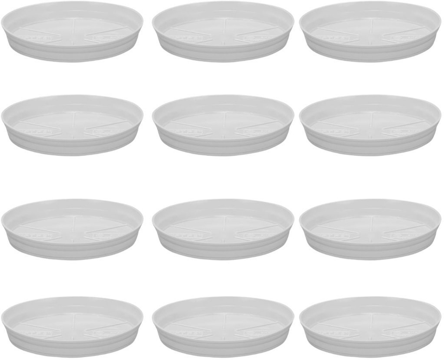 Image of Yuccabe Italia SHERA 9.5 Inch UP Round Planter Plate Saucer |Tray for Pots Indoor & Outdoor Use Plant Container Set