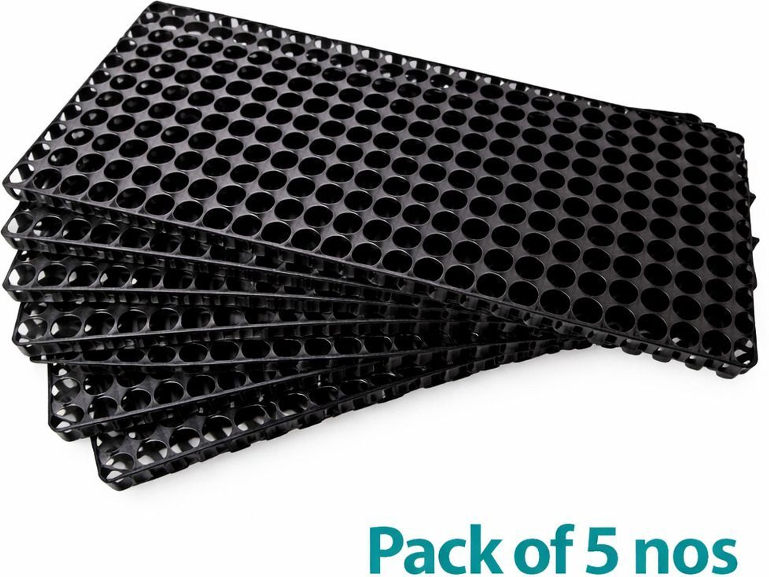 Image of MASHKI Plastic Drain Cell Mat for Grass, Lawn Plant Container Set Plant Container Set