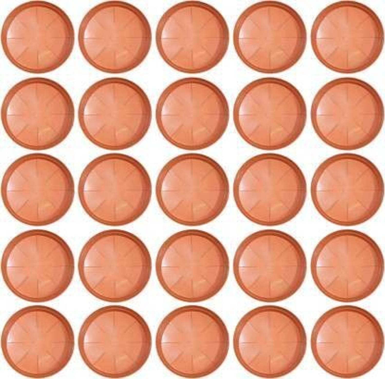 Besttrader 8 Inches Wide Premium Quality Saucer Base Tray for Pots (Pack Of 25) Plant Container Set