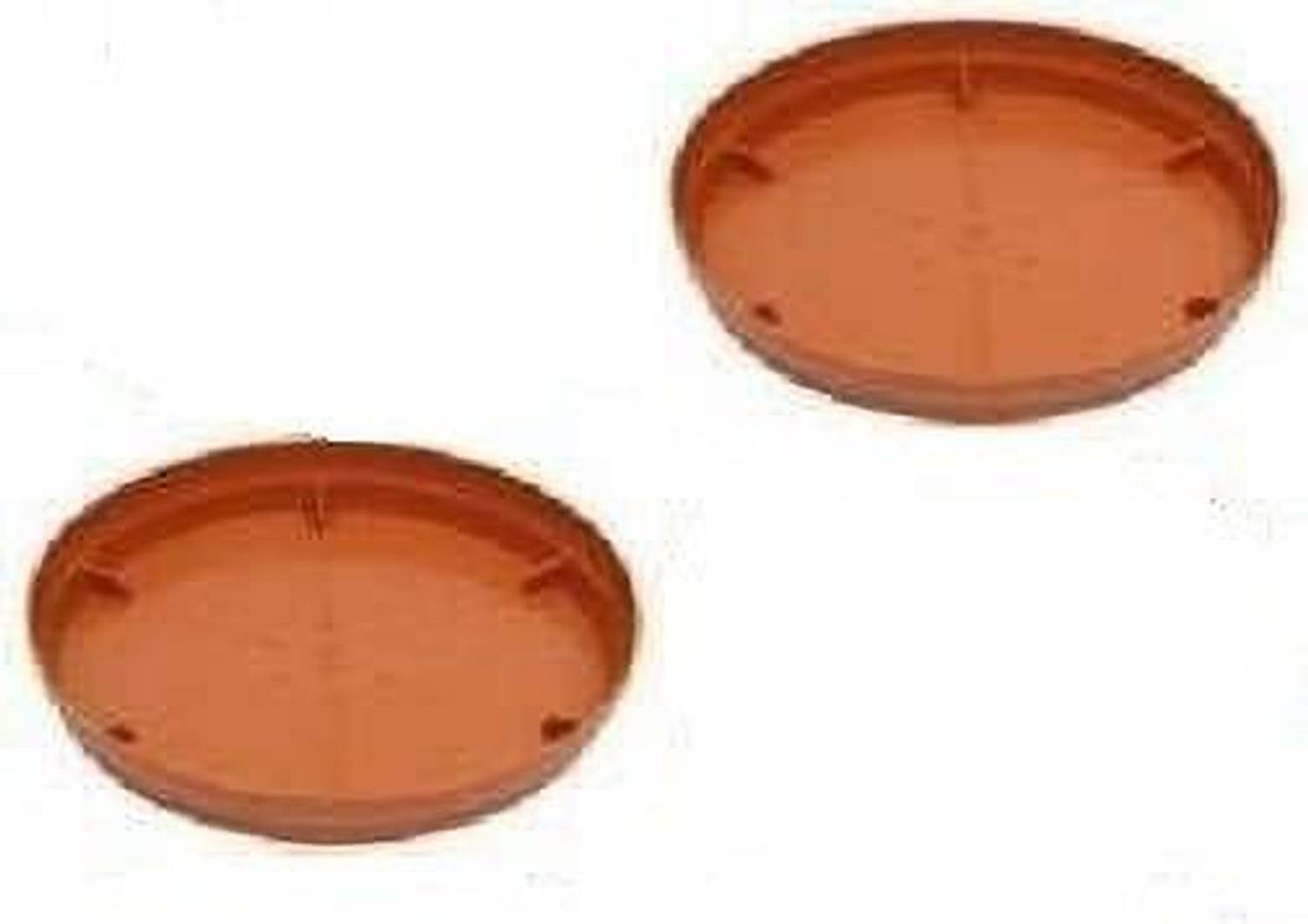 Besttrader Flower Pot Plant Saucer Base Plate Planter Tray 9 inch Terracotta Plant Container Set