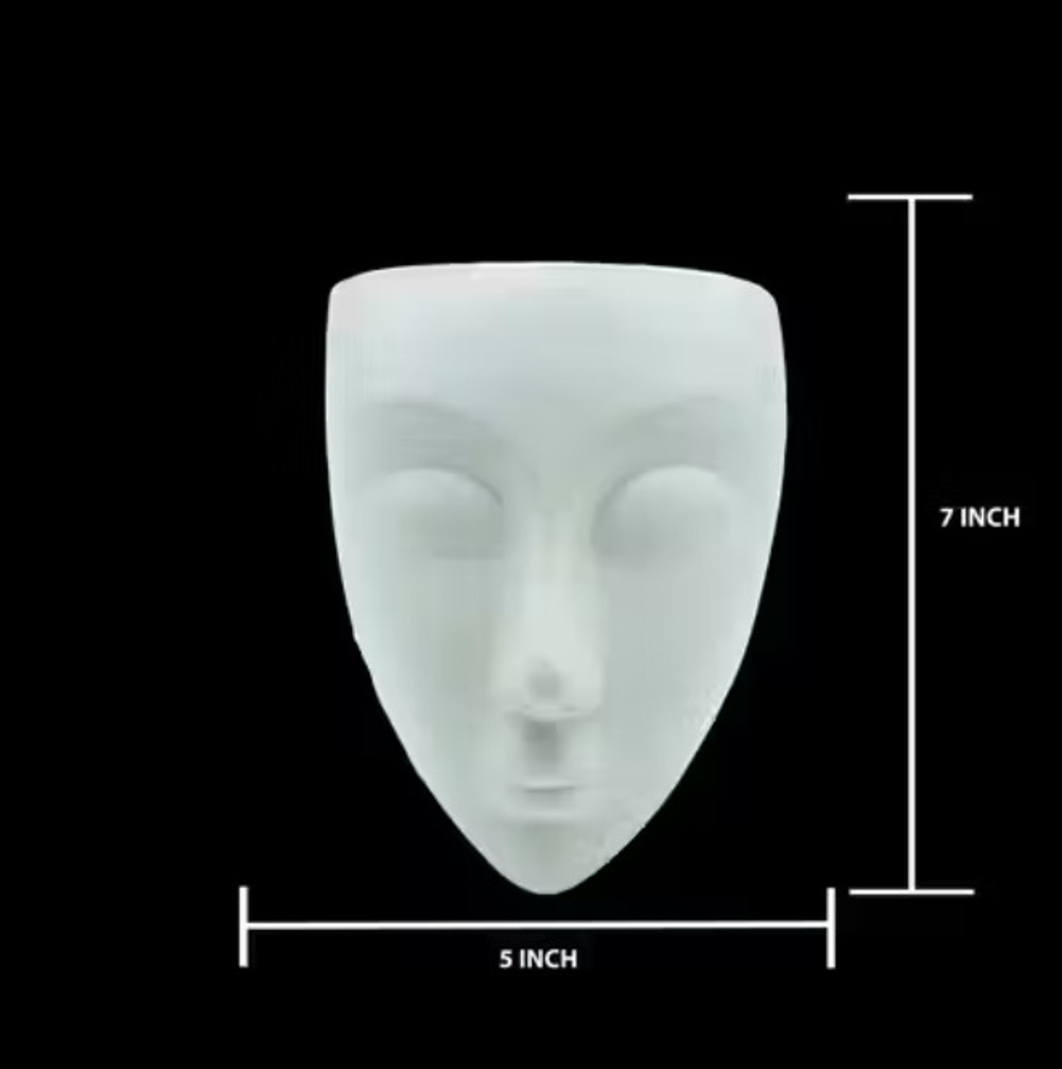 Image of D2N Face Planter | Unbreakable | Modern Planter For Home / office / Home Plastic Vase