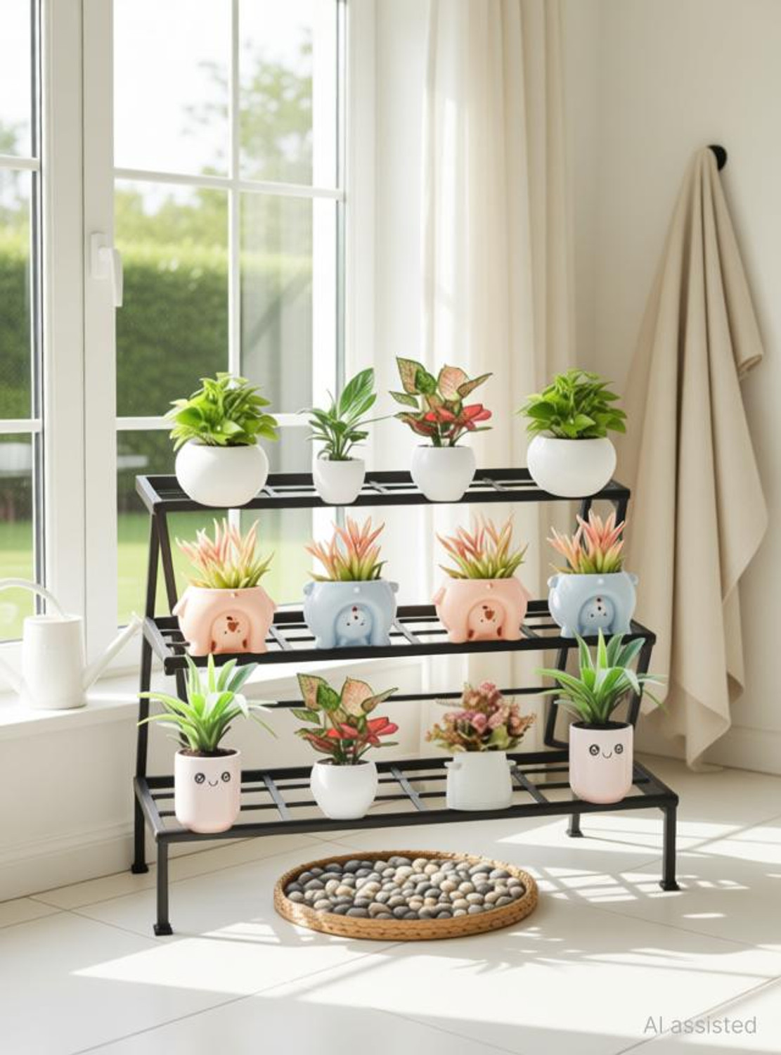 VIRUSHKA AND VIRUSHKA 5 POT 3 STEPS Plant Container Set
