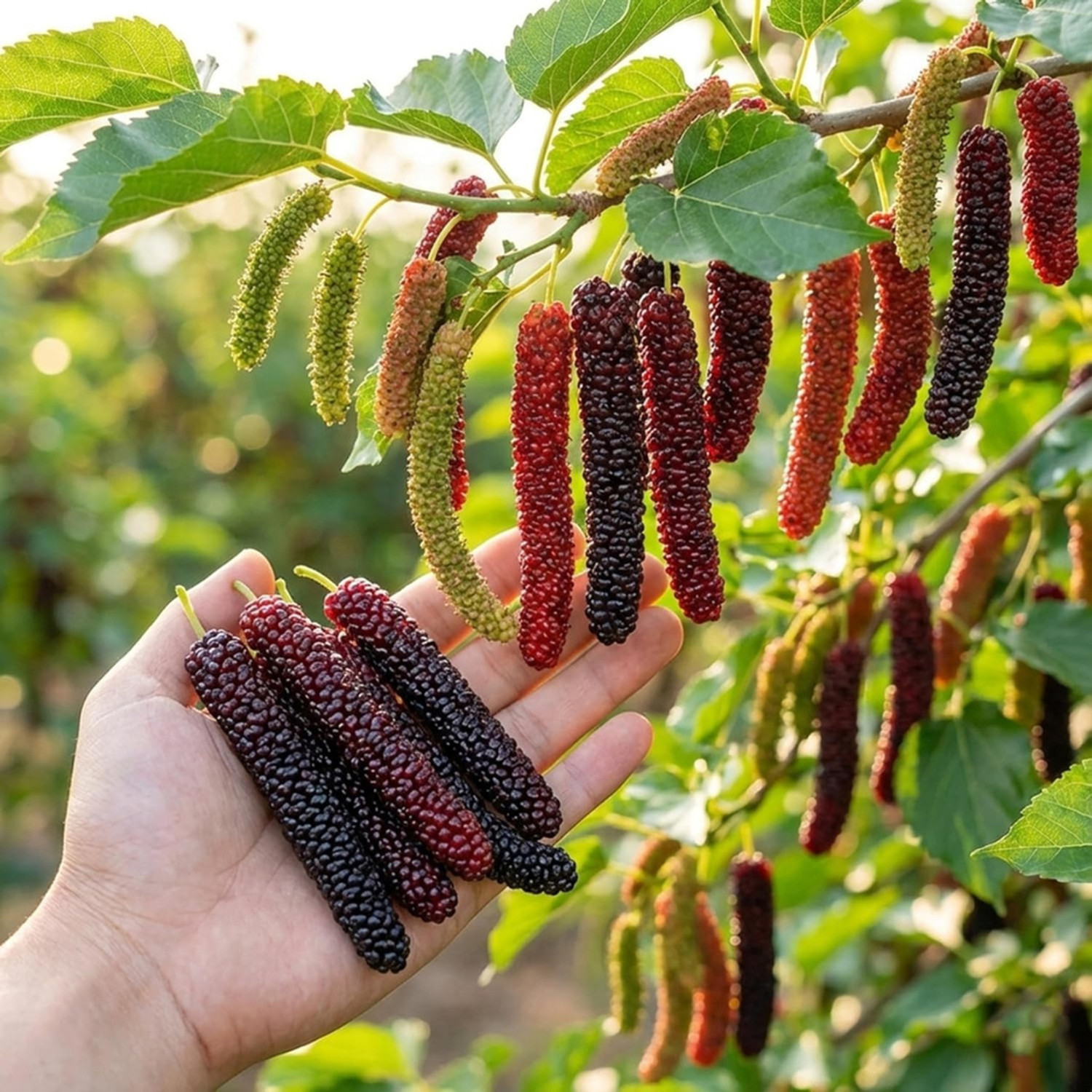 Image of GREENLEAVESSHOP Shahtoot /Mulberry Plant sapling