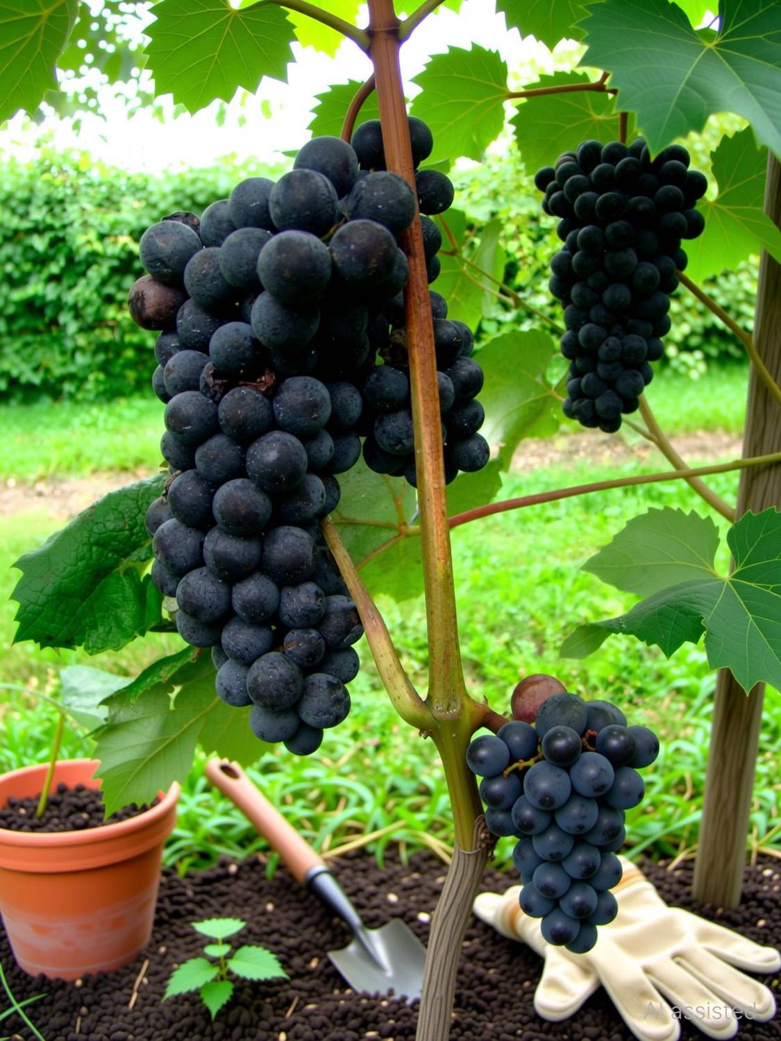 Aclipastal Grapes Plant sapling