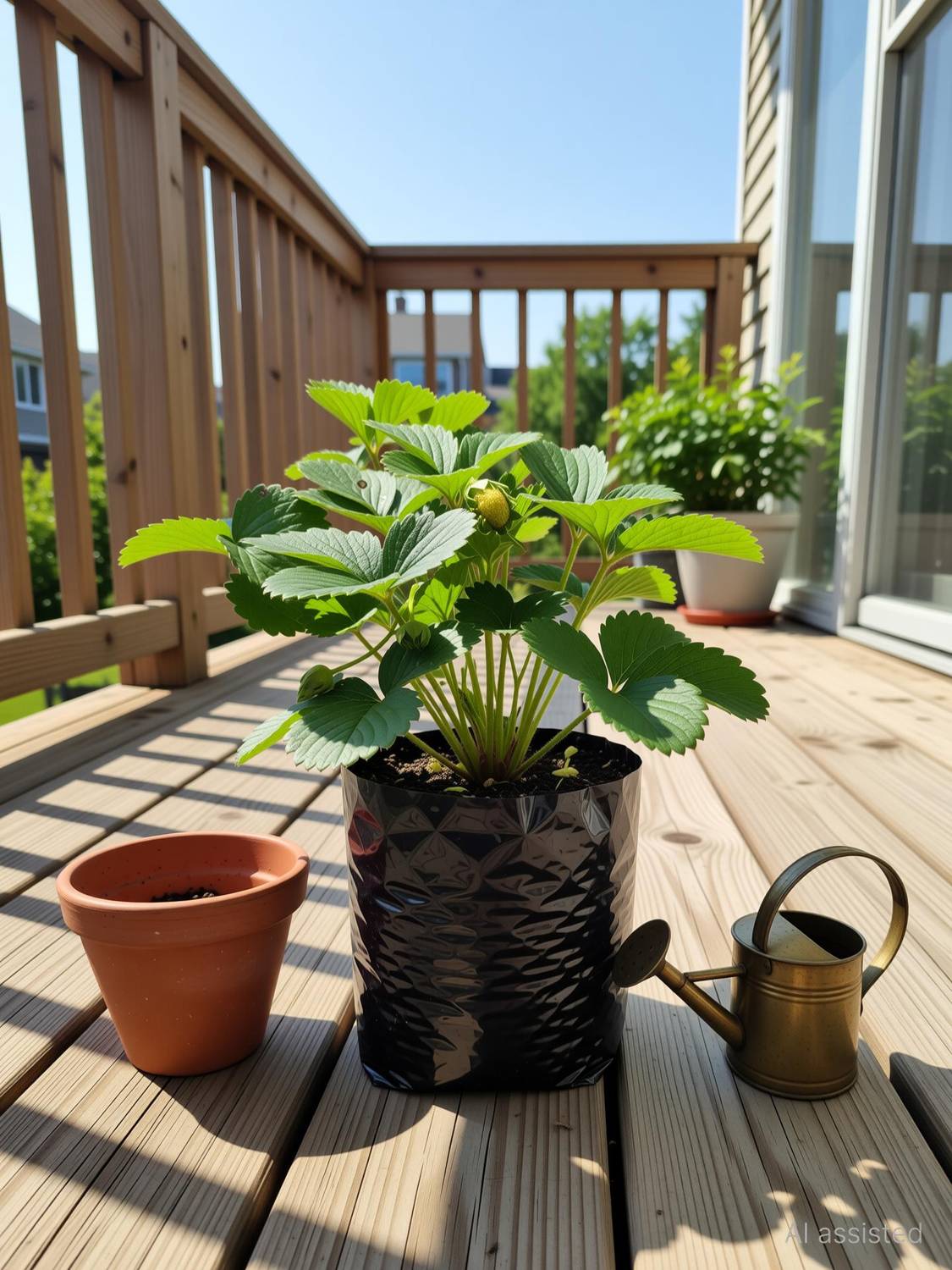AquinnahGaden Strawberry Plant  sapling