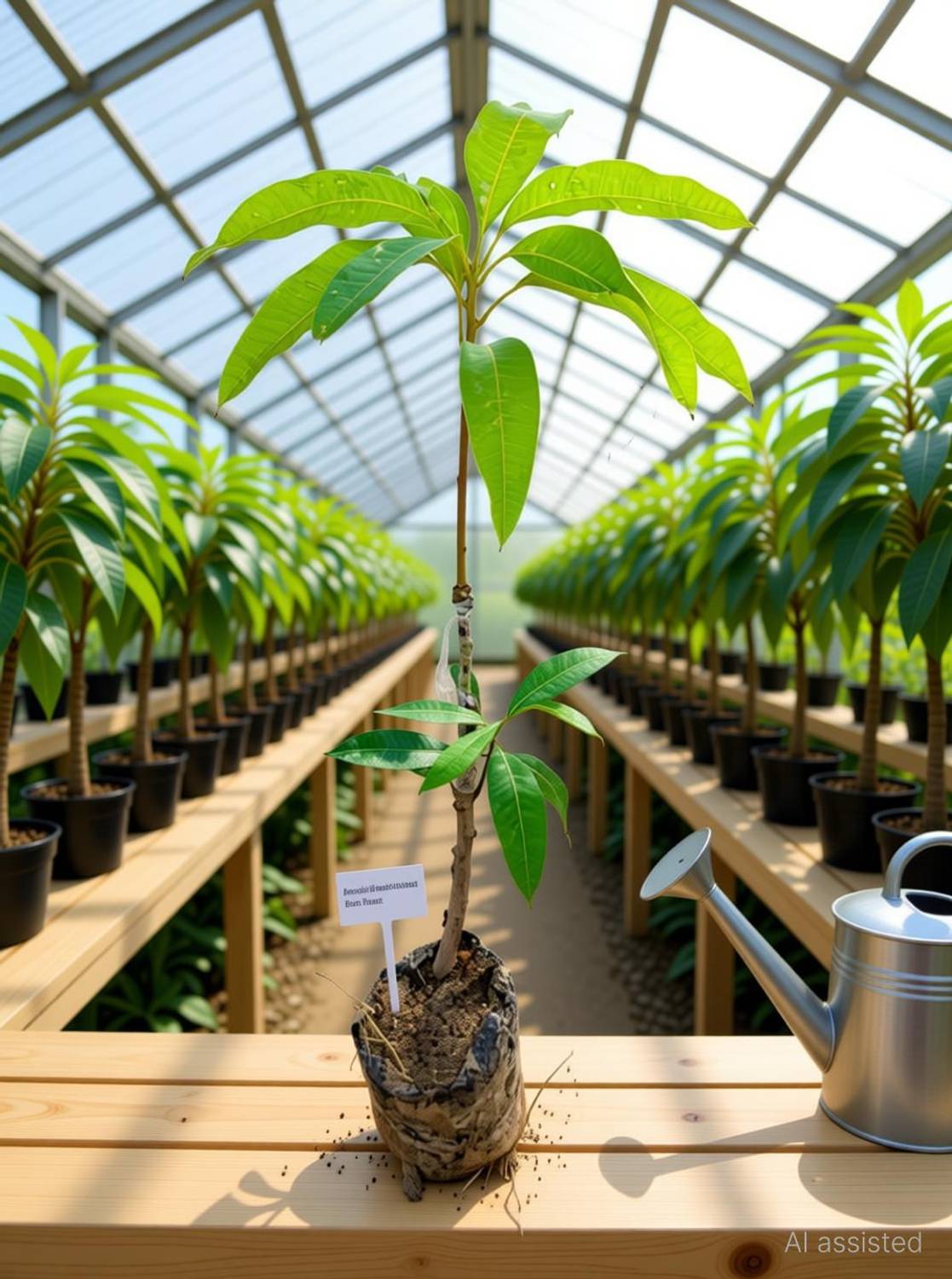 amrapali Brahma Kamal Plant, Amra Plant, Purple Shamrock Plant, Mango Plant sapling