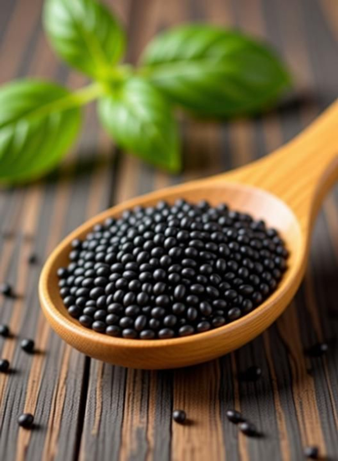 Image of NeutriOne Raw Basil Seeds, Sabja Seeds, Tukmariya Seeds Seed