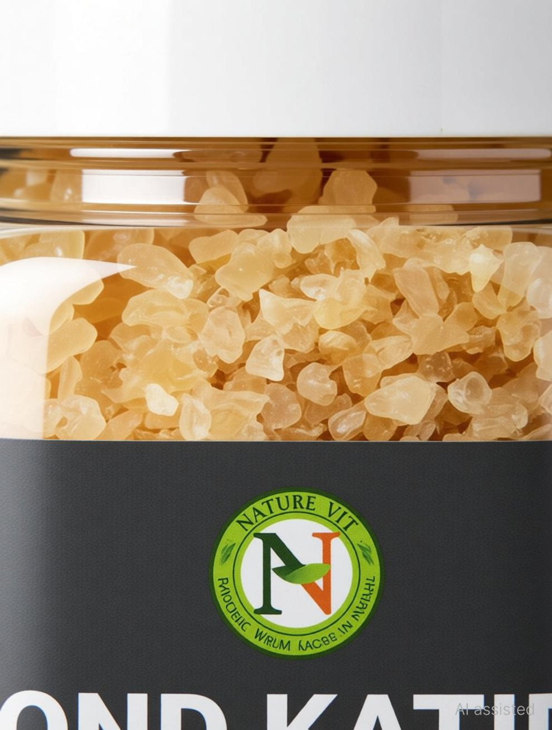 Image of Nature Vit Pure Natural Gond Katira, 250g (Jar Pack) (Edible Gum) - Tragacanth Gum Seed