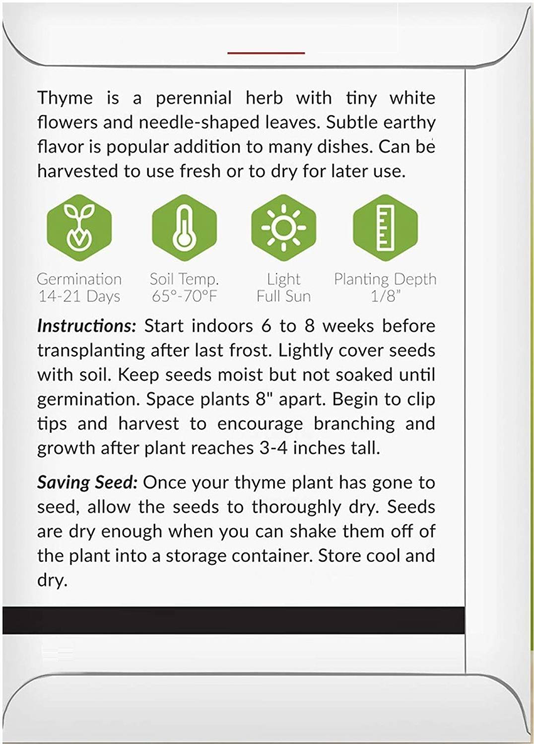 VibeX ® VXI-75 English Thyme Seeds Seed Price in India - Buy VibeX
