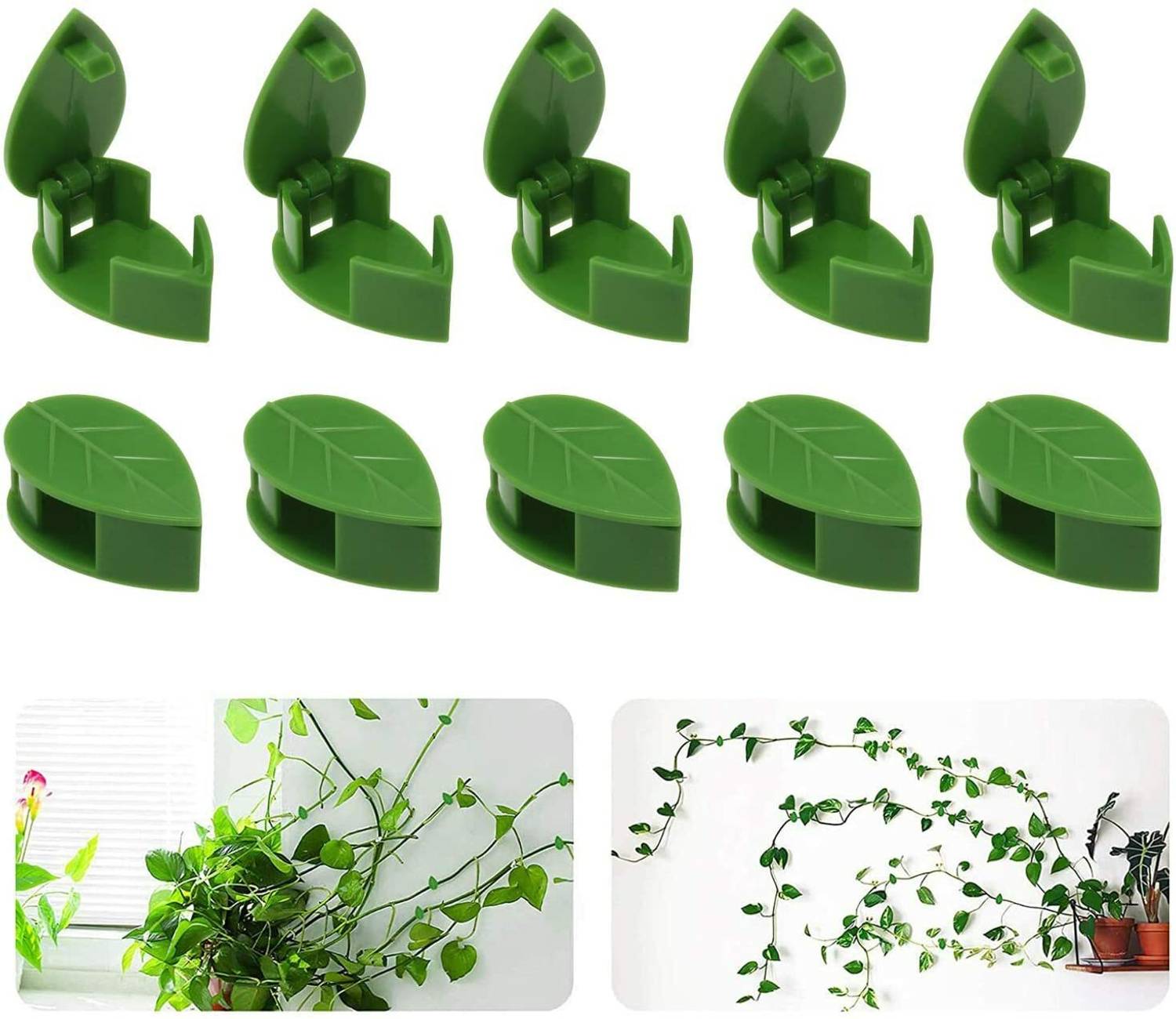 arkit Plant Clips, Plant Fixture Clip Plant Climbing Wall Self-Adhesive Fastener Plant Straightener