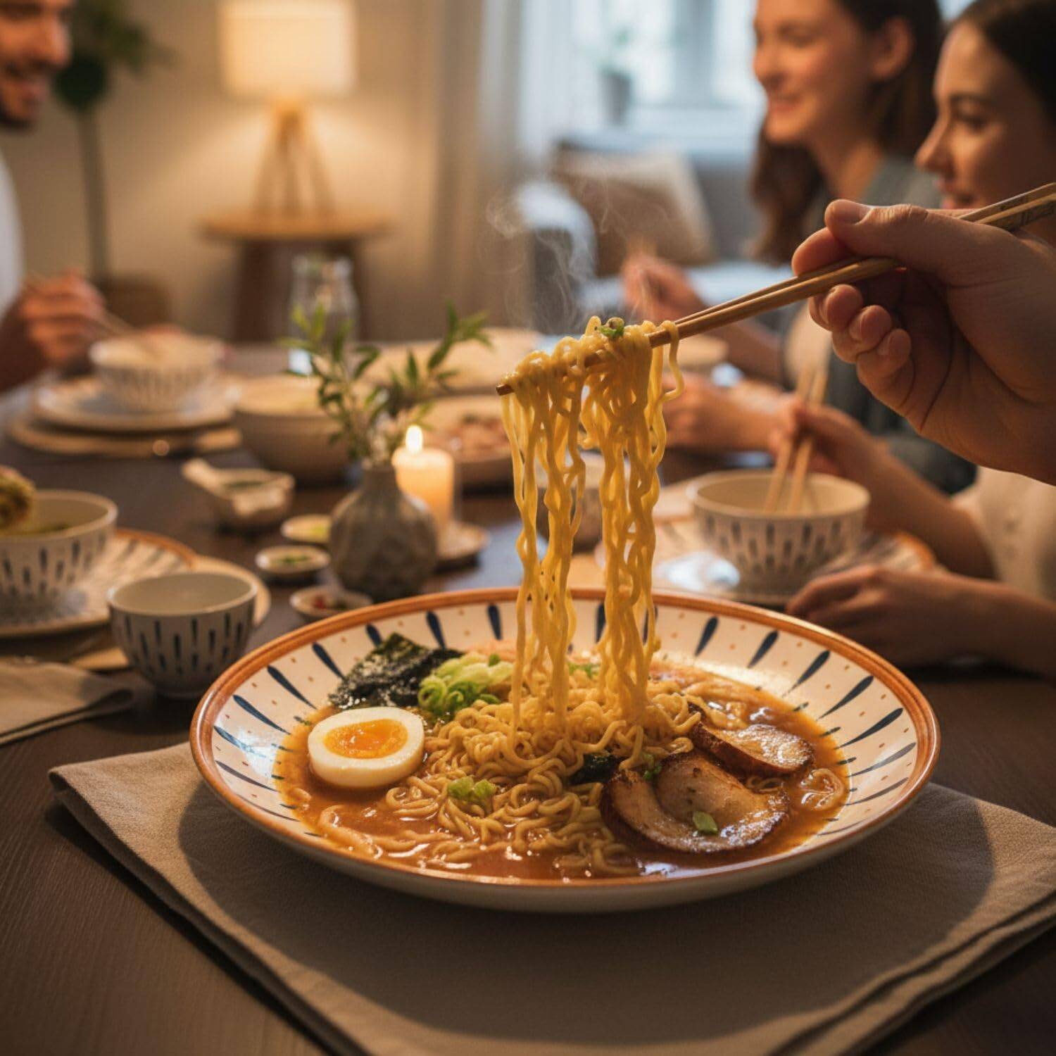   プリンセス ディナープレー22cm Prinzex Japanese Style Ceramic Dinner Plate for Pasta & Snacks