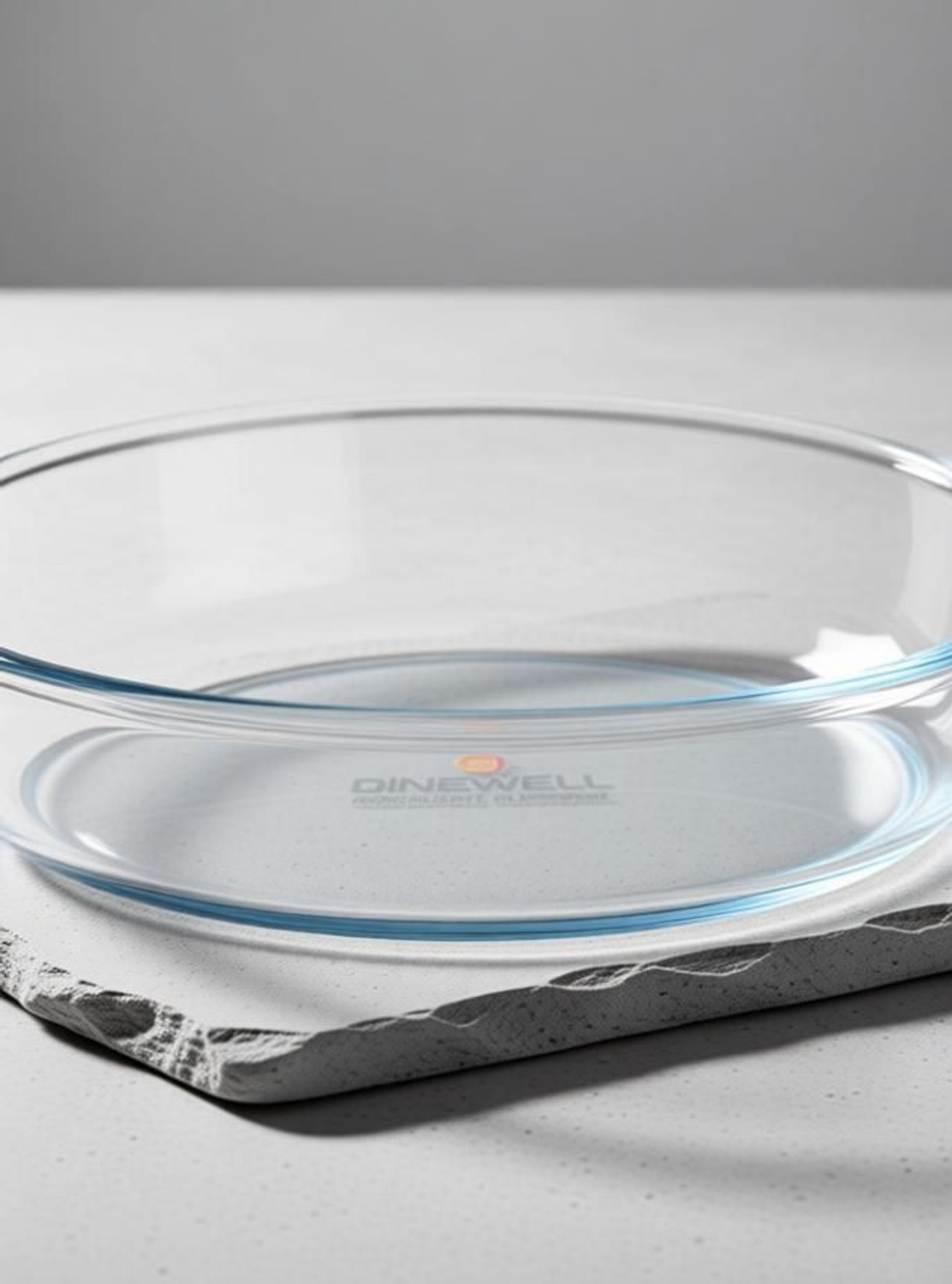 Image of Dinewell Borosilicate Oval Glass Bakeware Dish (700 ml) Baking Dish