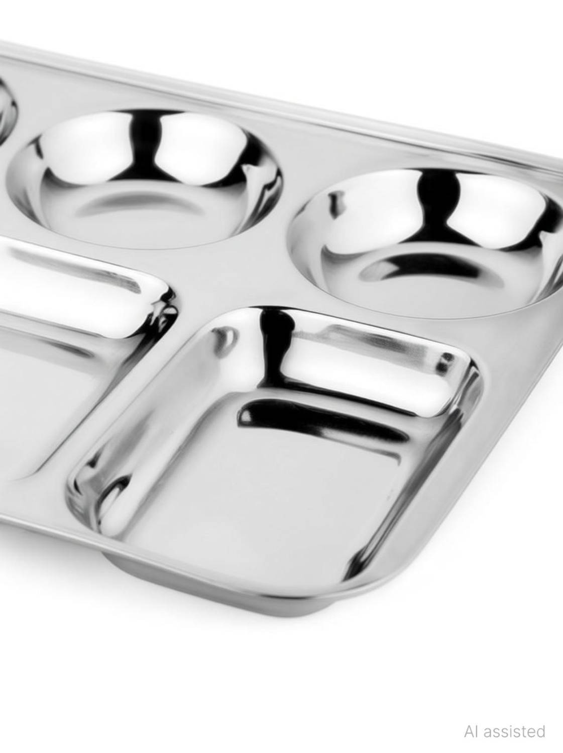 ABK STEELS Bhojan thali 0022 Dinner Plate