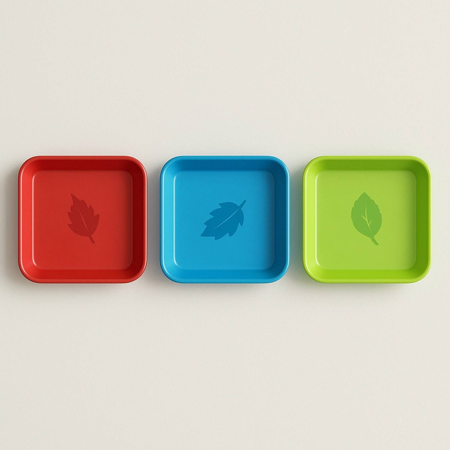 ADMONITION Rectangle Colorful Nasta Plates Dinner Plate