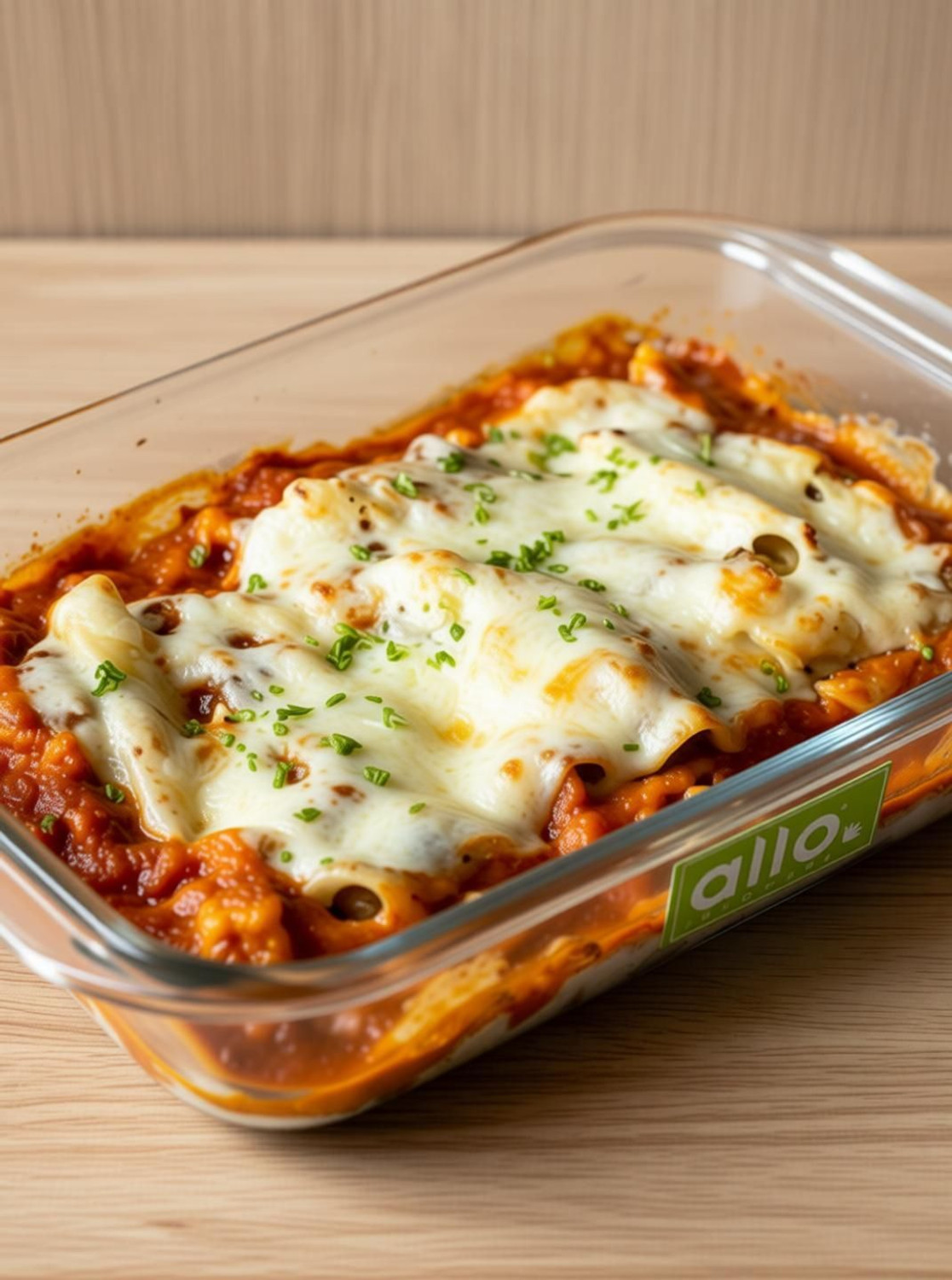 Image of Allo Borosilicate Rectangle Glass Baking Dish, Baking Tray, Microwave Safe, 1600ml Baking Dish