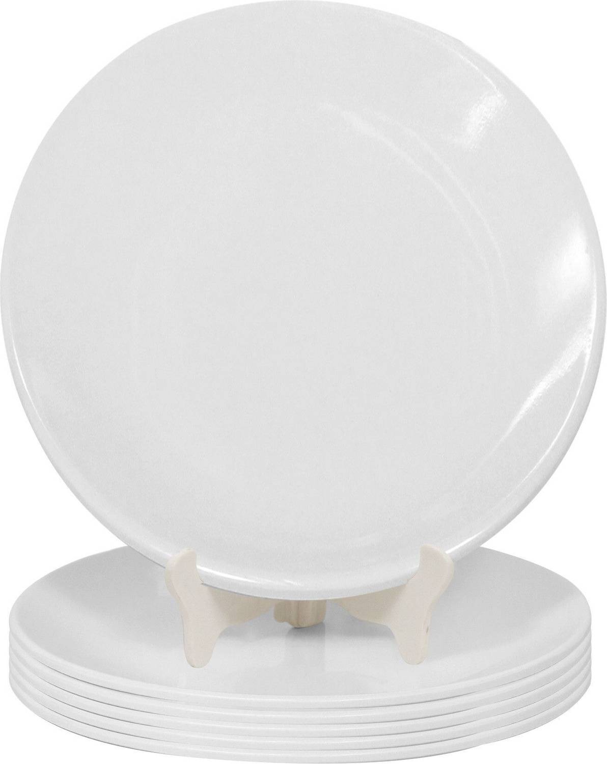 Ariya Classic Dinner Set for Gift – Melamine Plates Set of 6, Durable Dinner Plate