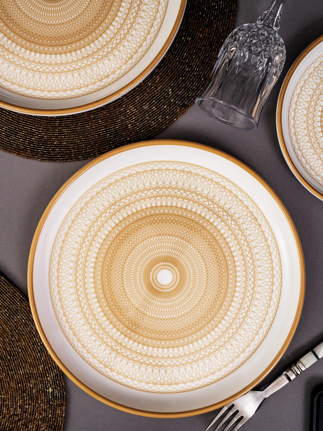 Image of Servewell Dinner Plate Set Dome 27cm - Arkaya Dinner Plate