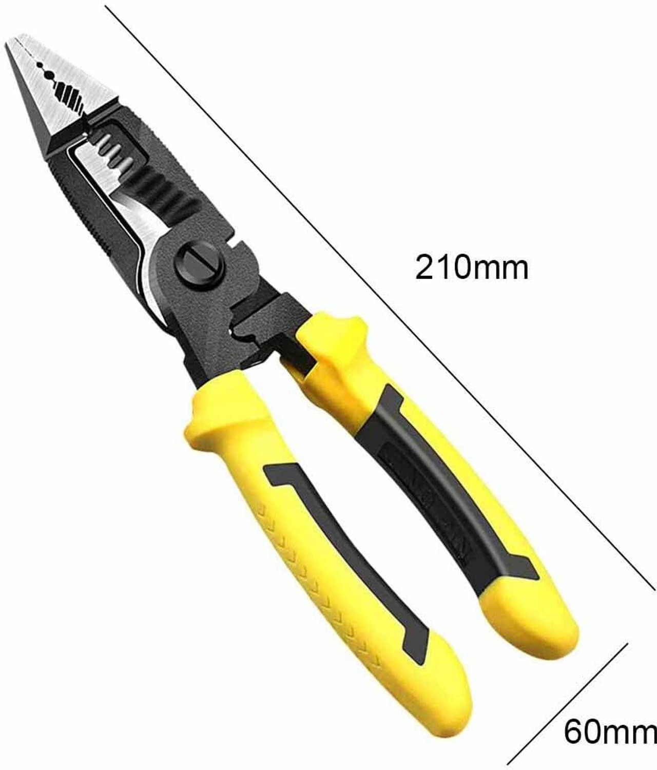 Image of PKT 6 -in-1 Multi-Functional Wire stripping pliers, electricians often use pliers, Lineman Plier