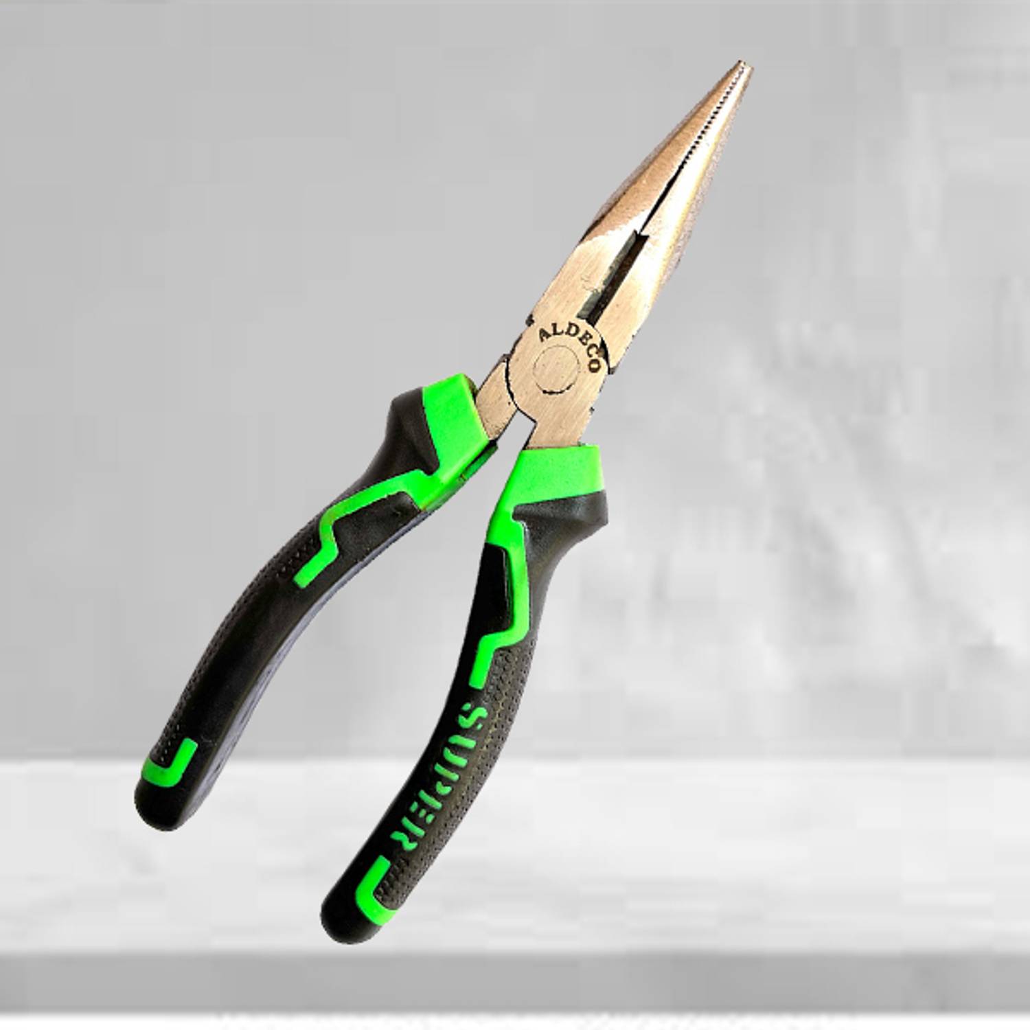 Aldeco Heavy Duty 6" Long Nose Pliers – Ideal for Bending & Cutting Wire Lineman Plier