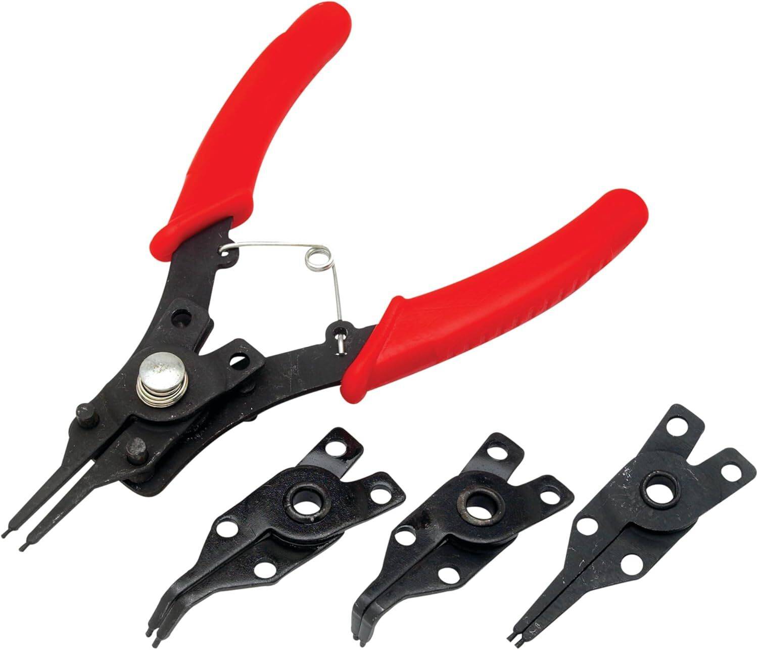 ADAWAT 4 in 1 Snap Ring Pliers Set,Remove and Install Retaining Rings with Snap Ring Combination Snap Ring Plier