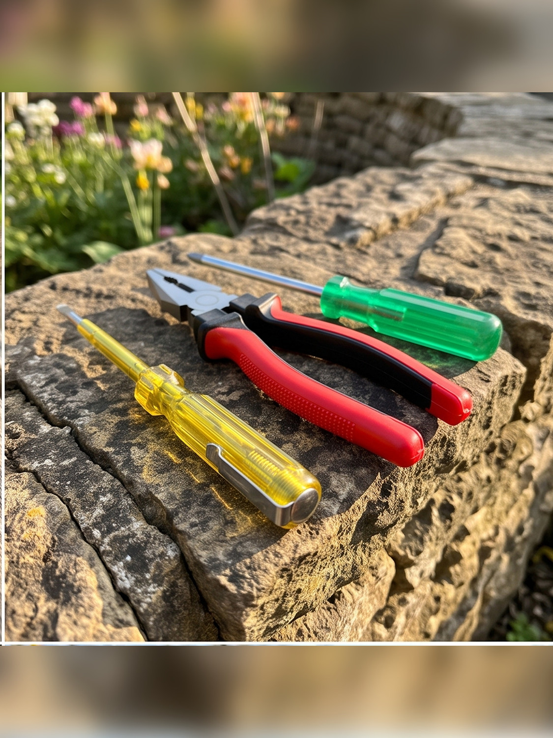 Image of Pedwal Plier 2 In 1 Screwdriver Tester Combo Hand Tools Kit For Home And Professional Lineman Plier