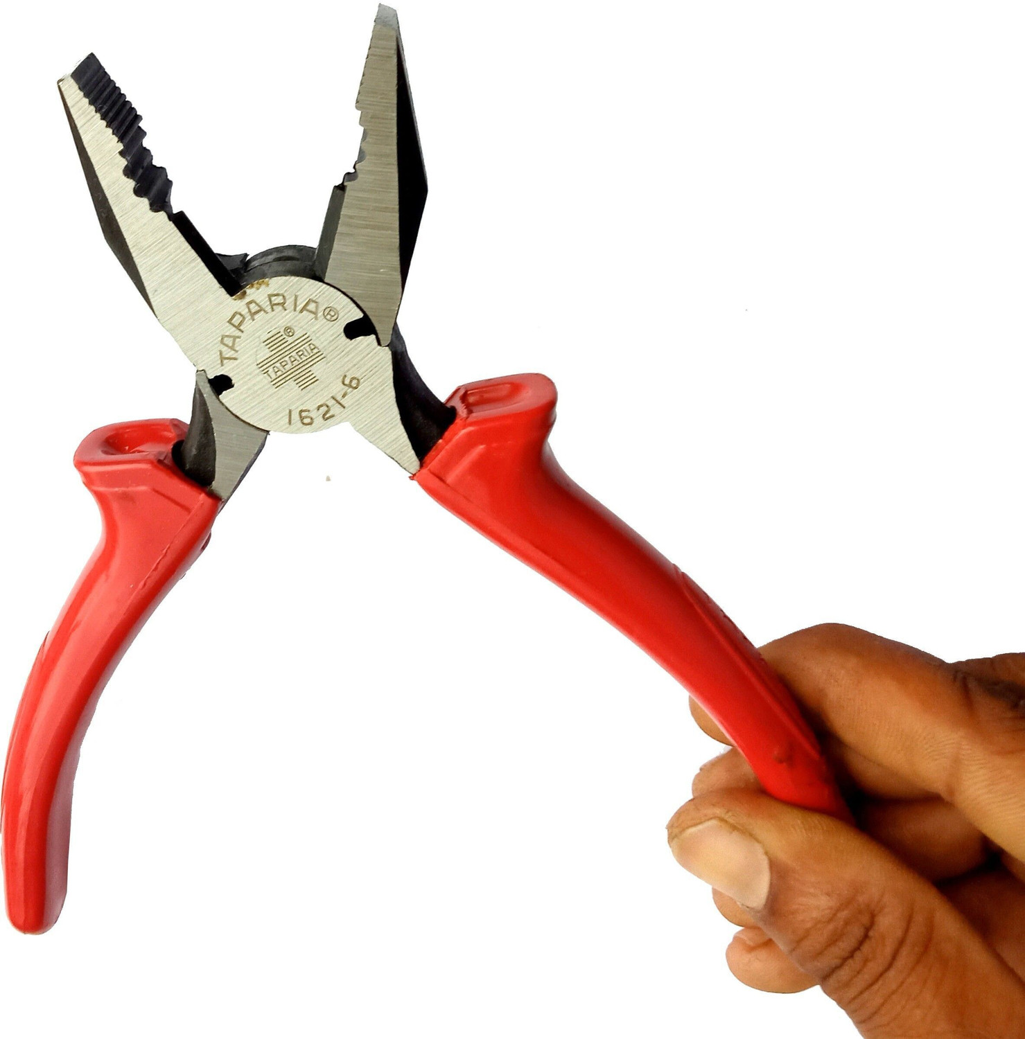 Image of TAPARIA 1621-6 inch cutting plier heavy duty Lineman Plier