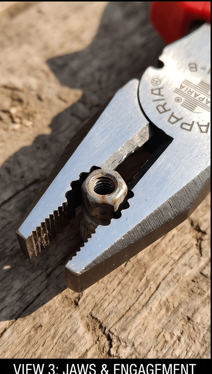 Image of VTH Taparia Plier 1621-8 Combination Snap Ring Plier