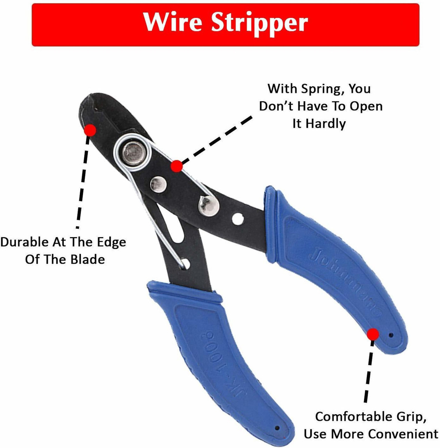 Image of tapaia Combo Tool Kit with Plier, Wire-C, Screwdrivers, Knife & Tape Hand Tool Kit