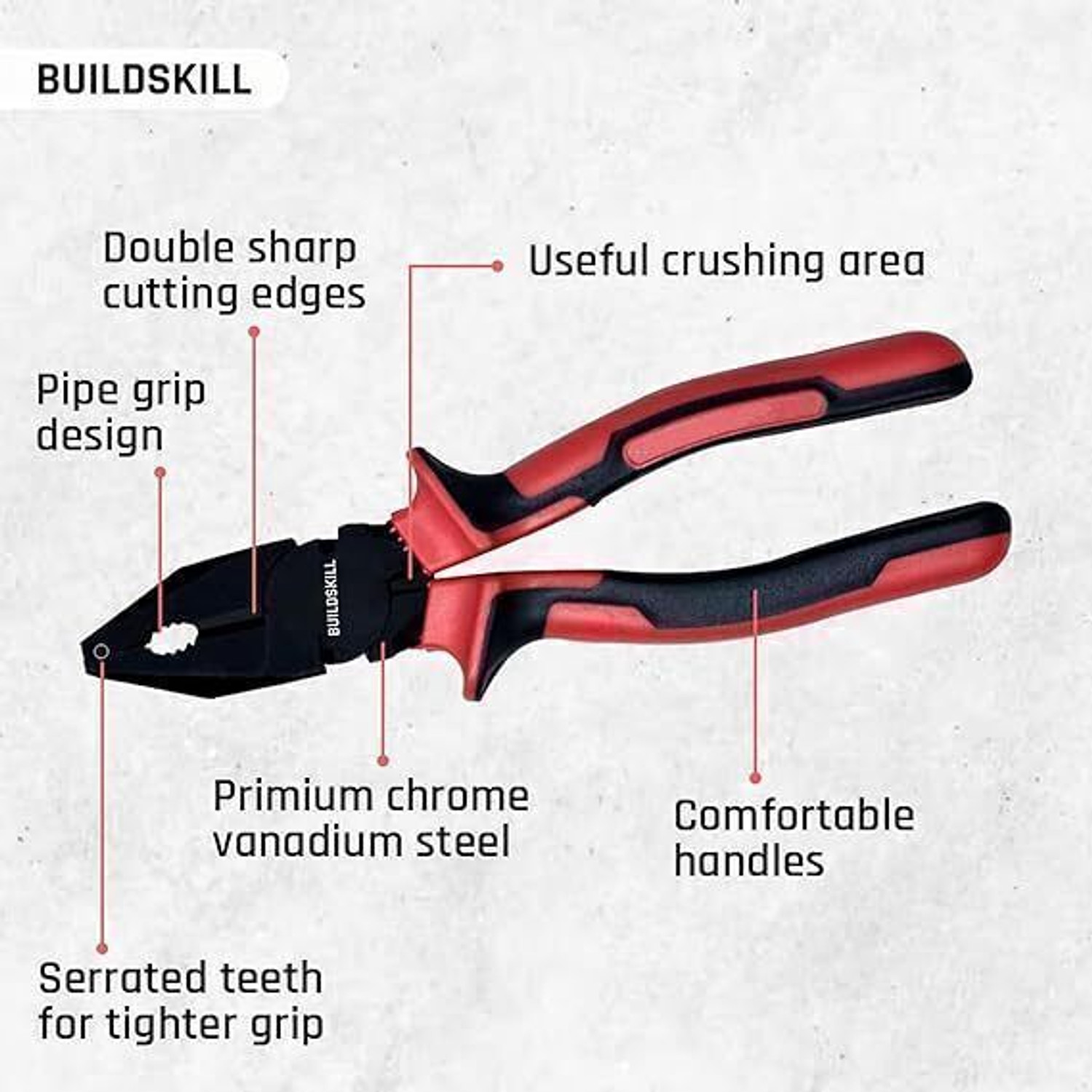 Image of BUILDSKILL BCP0108 Lineman Plier