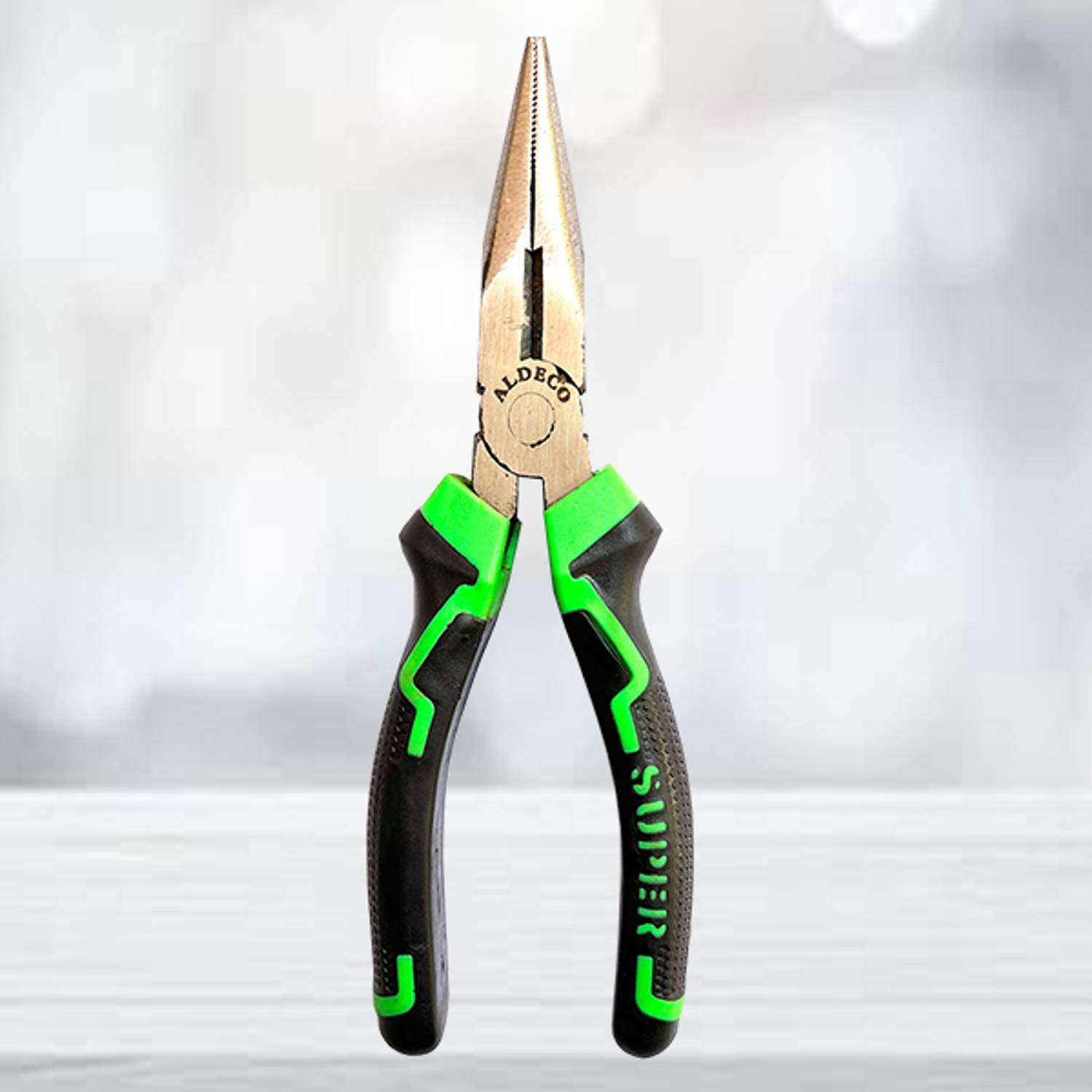 Aldeco 6-Inch Long Nose Pliers with Comfort Grip – Precision Hand Tool Lineman Plier
